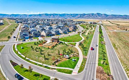 Sterling Ranch - Aerial Community Shot - Pre-Launch Photography