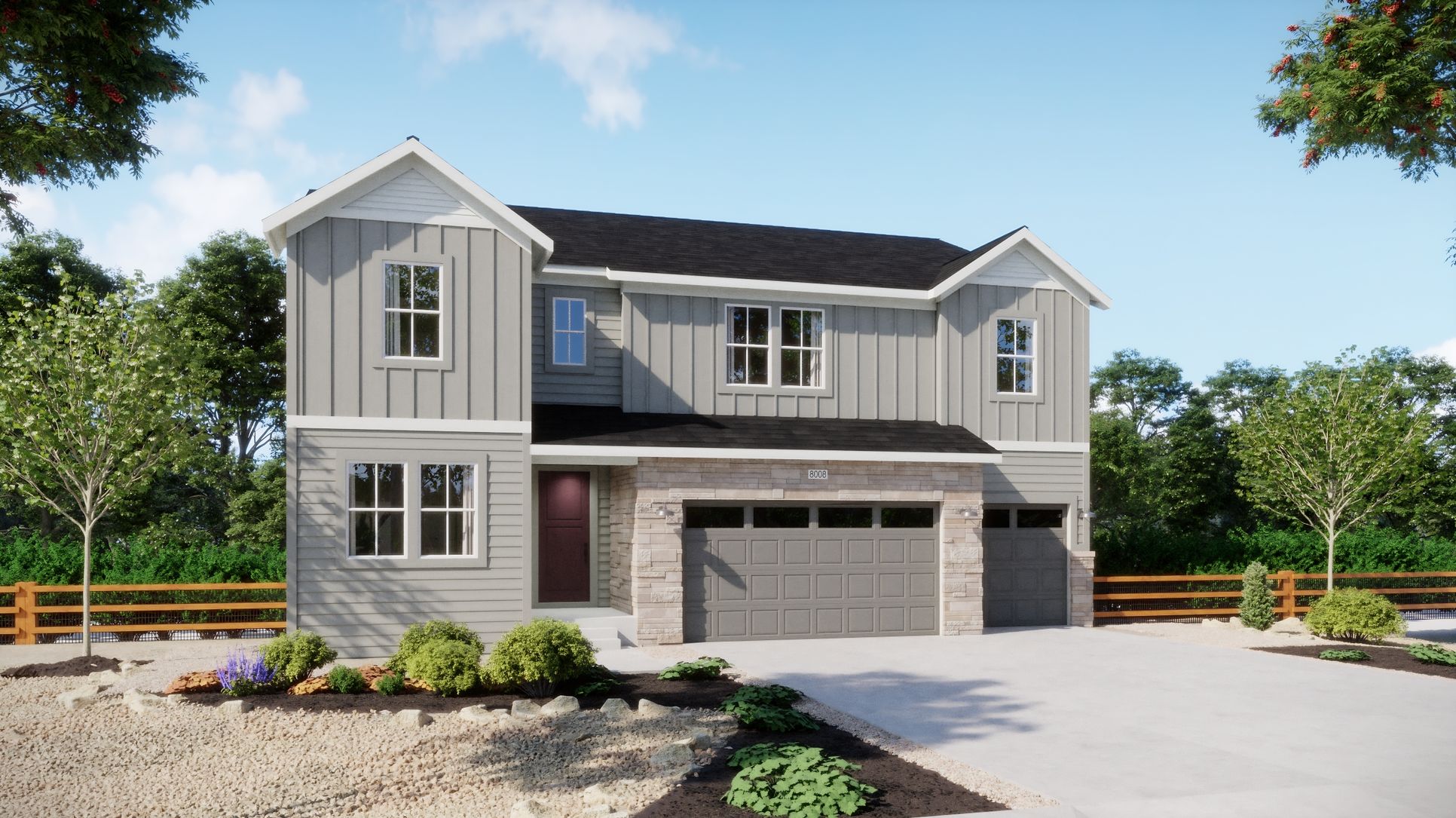 The Estates at Talon Pointe - Plan 5007 A - Renderings