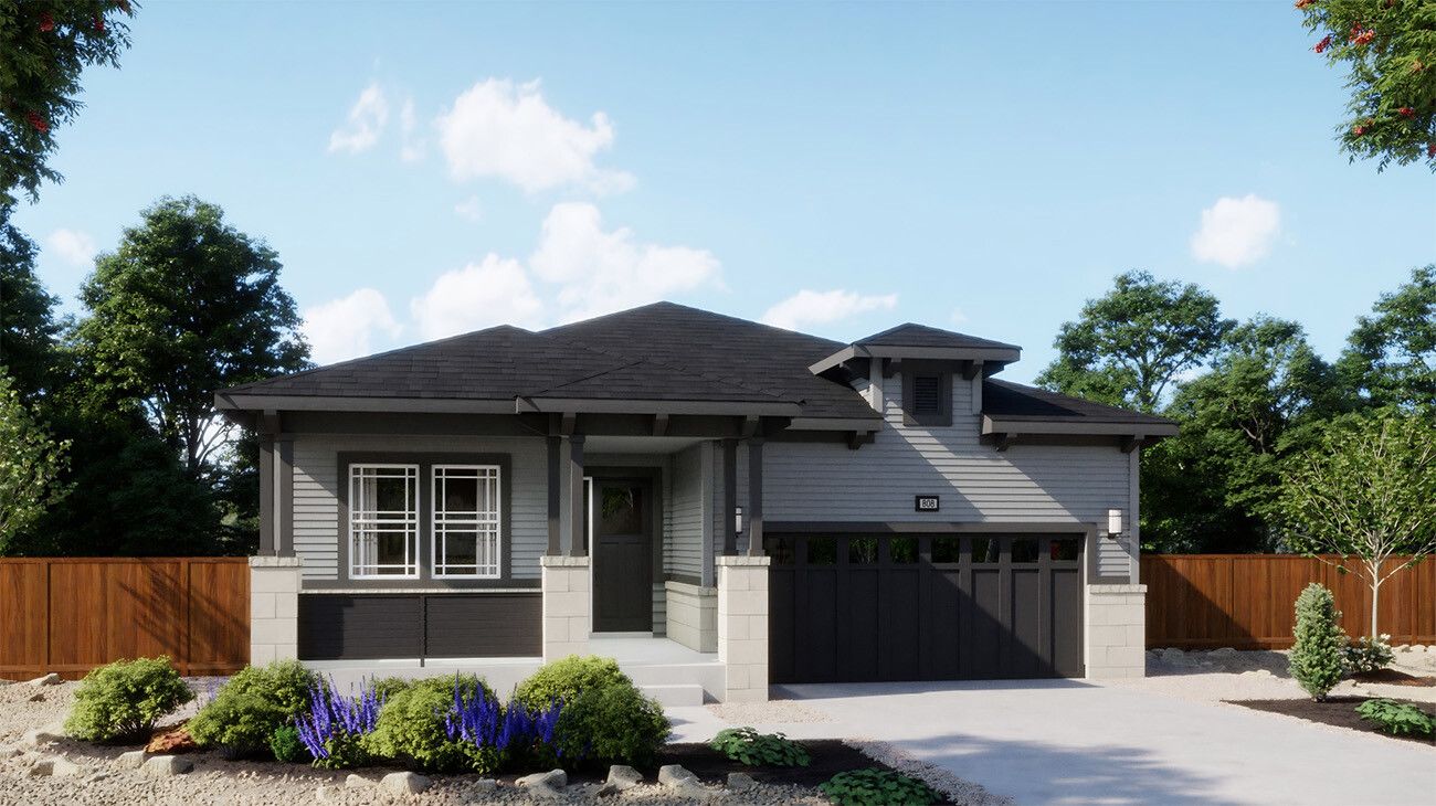 Golden Overlook - Plan 4 - Elevation B - Renderings