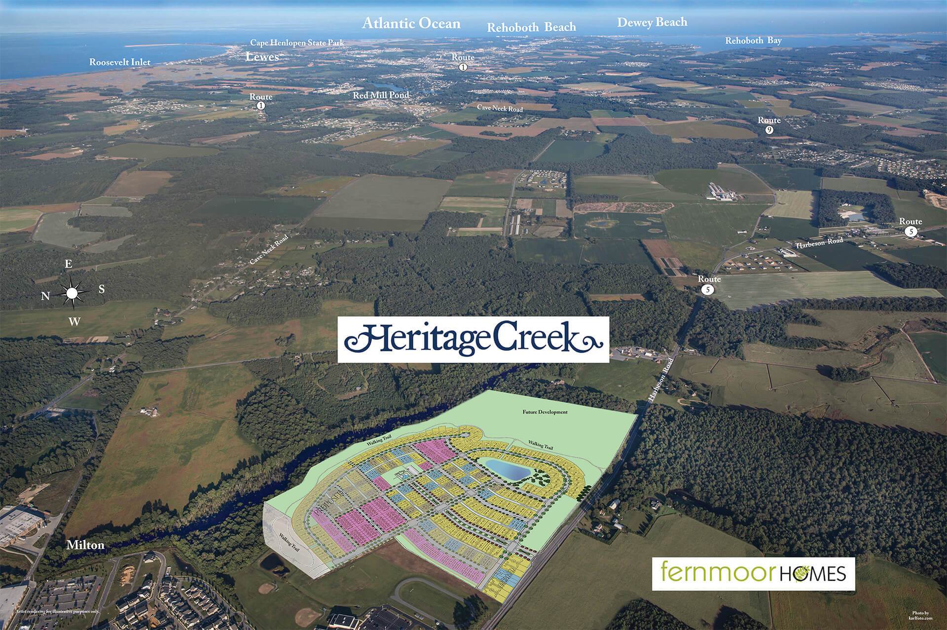 Aerial View of Heritage Creek:Heritage Creek