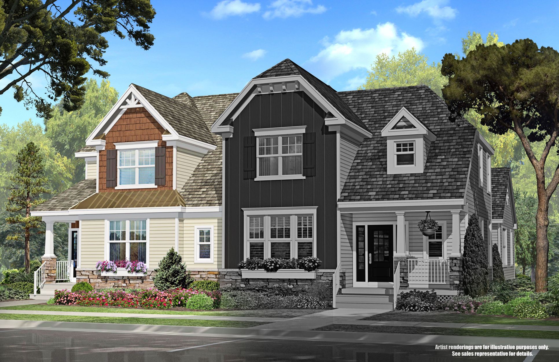 Duplex - Left rendering:Franklin Duplex