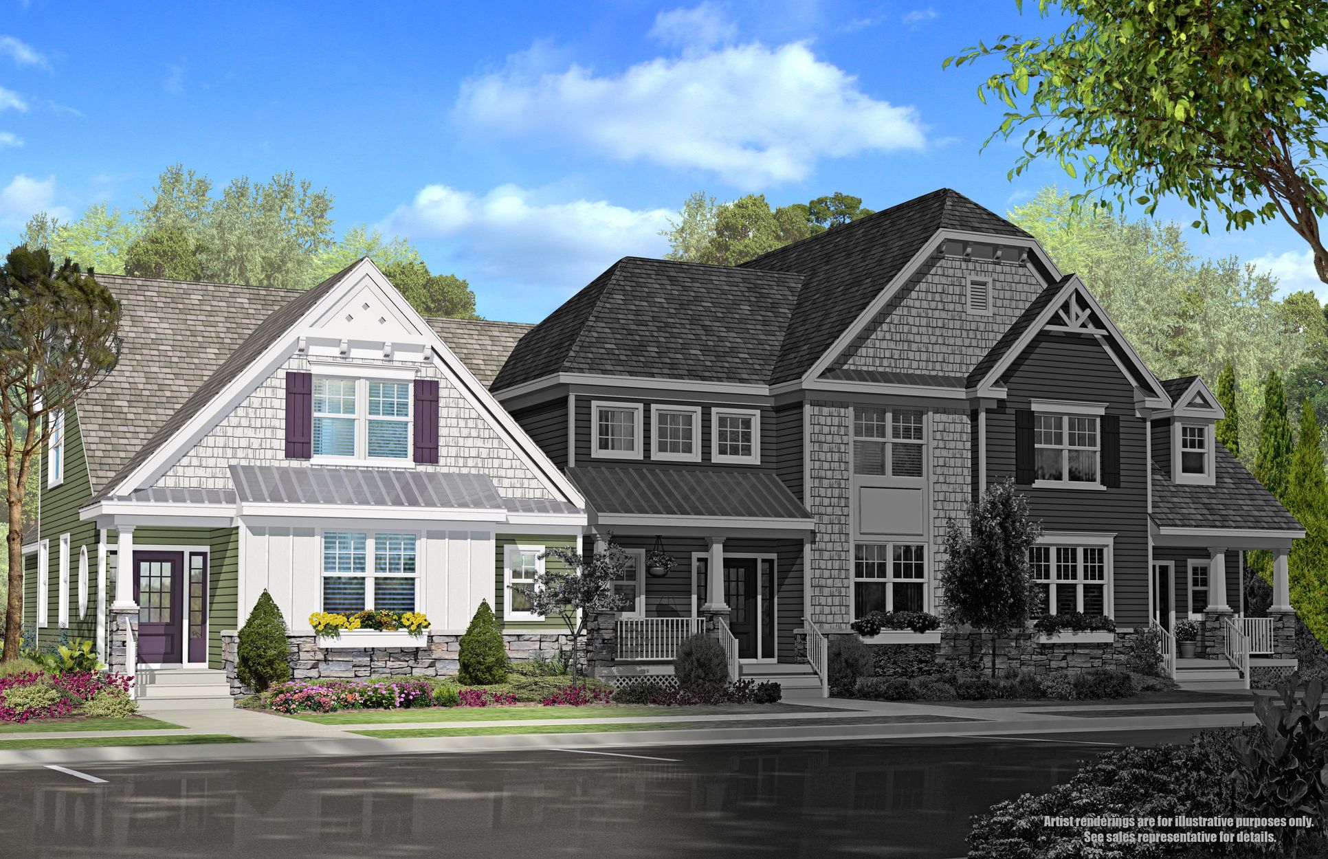Franklin Triplex:Elevation