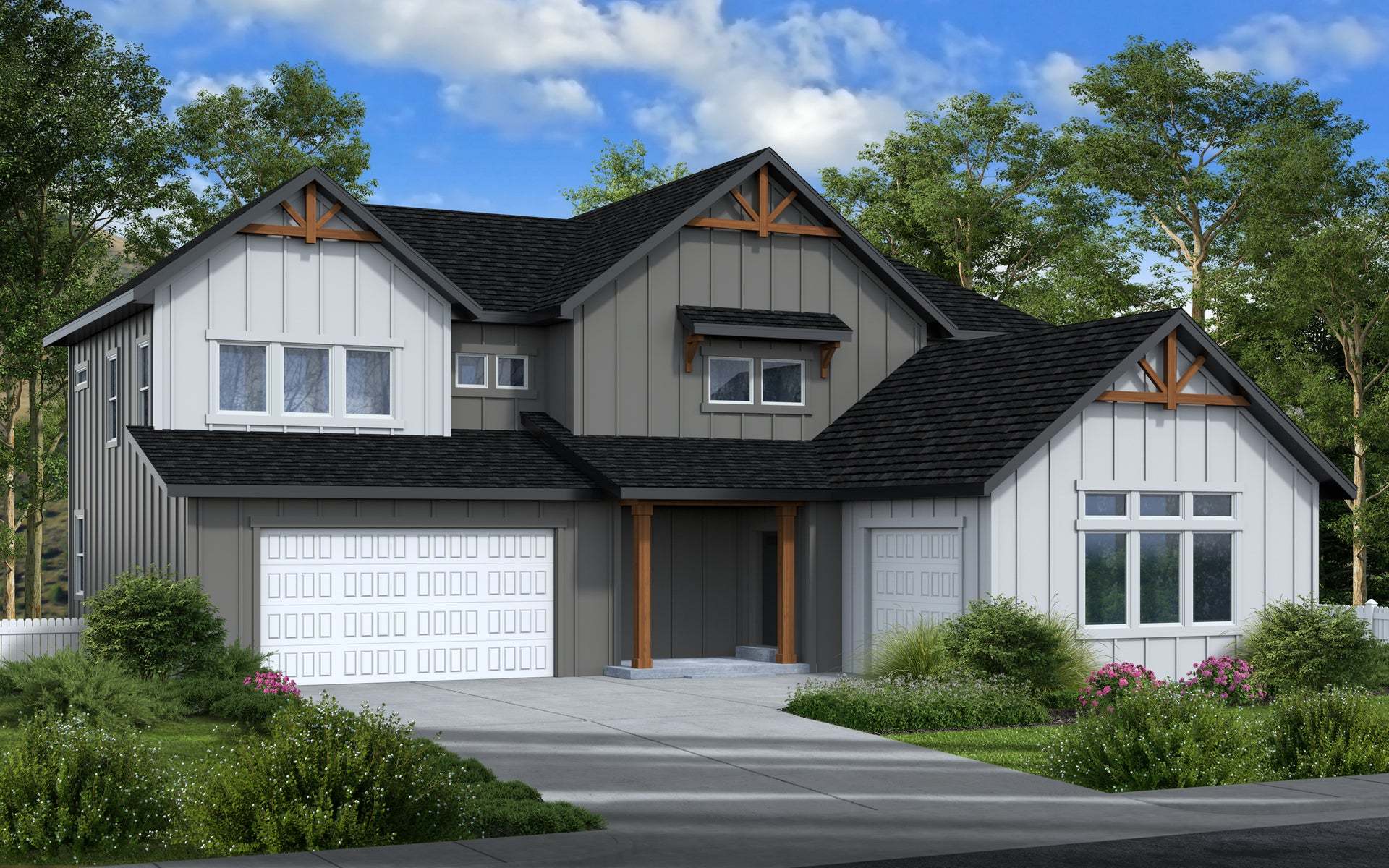 Exterior:Farmhouse Elevation