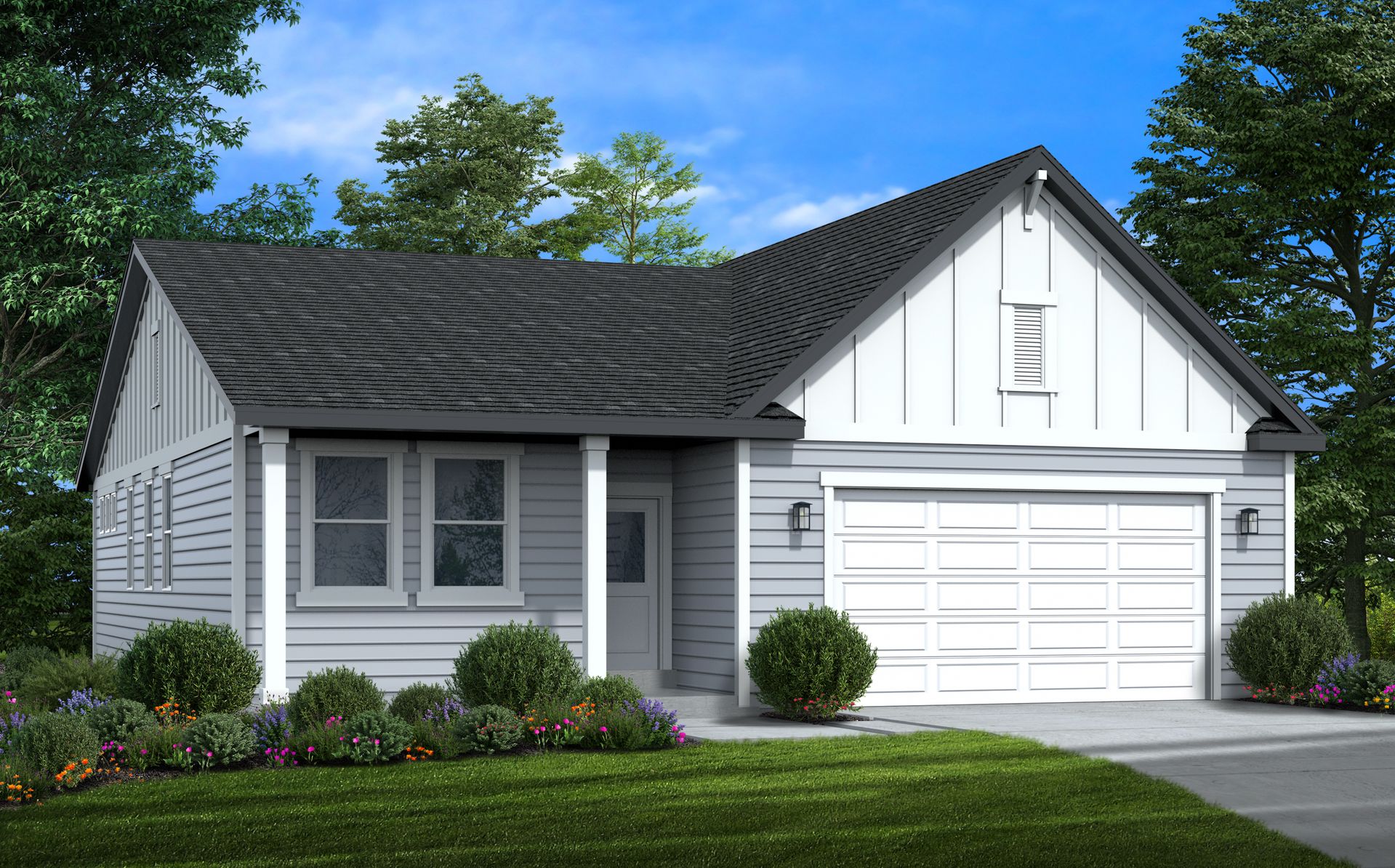 Exterior:Craftsman Elevation
