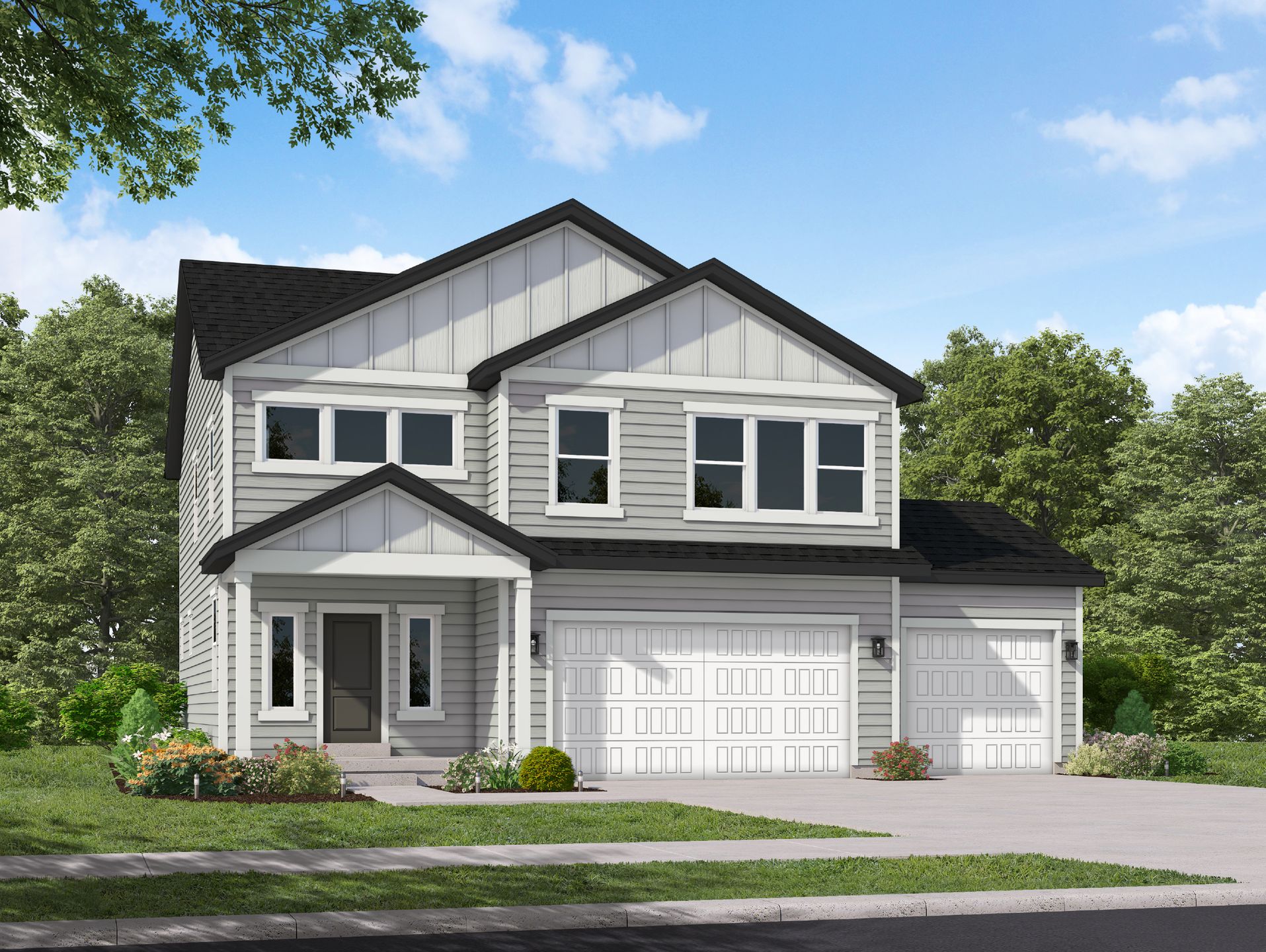 Exterior:Craftsman Elevation