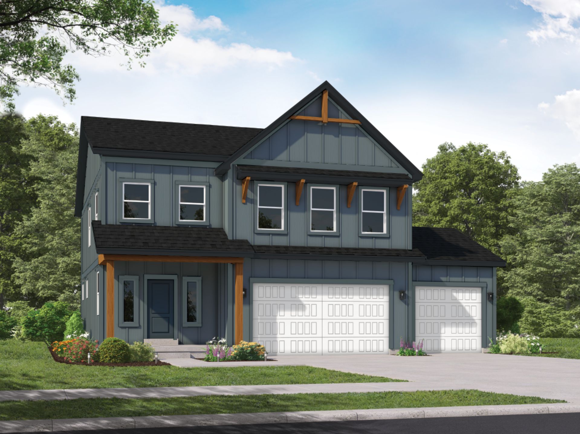 Exterior:Farmhouse Elevation