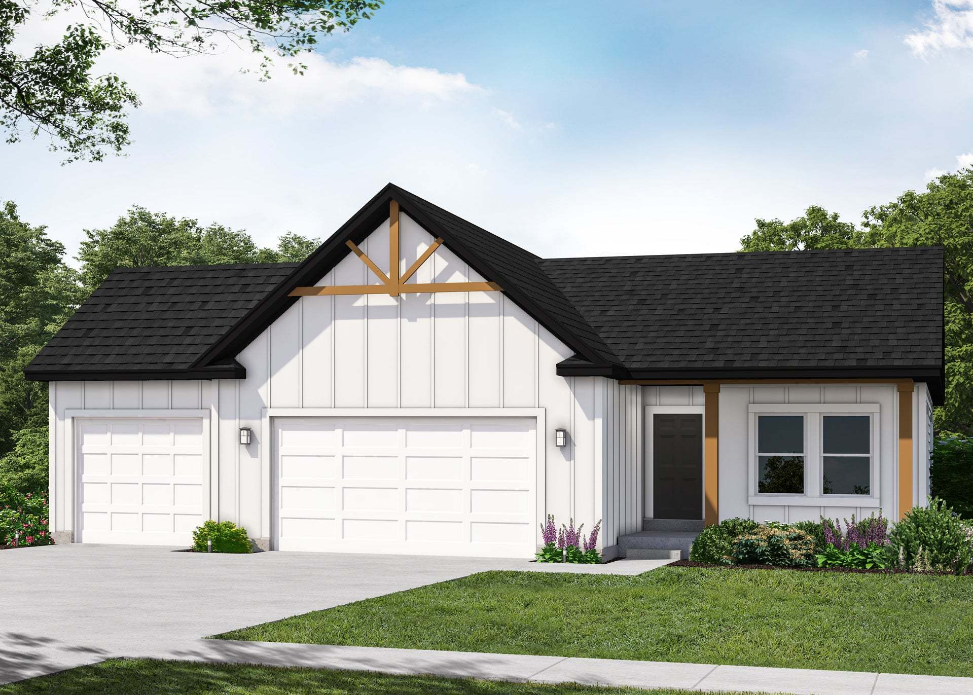 Exterior:Farmhouse Elevation