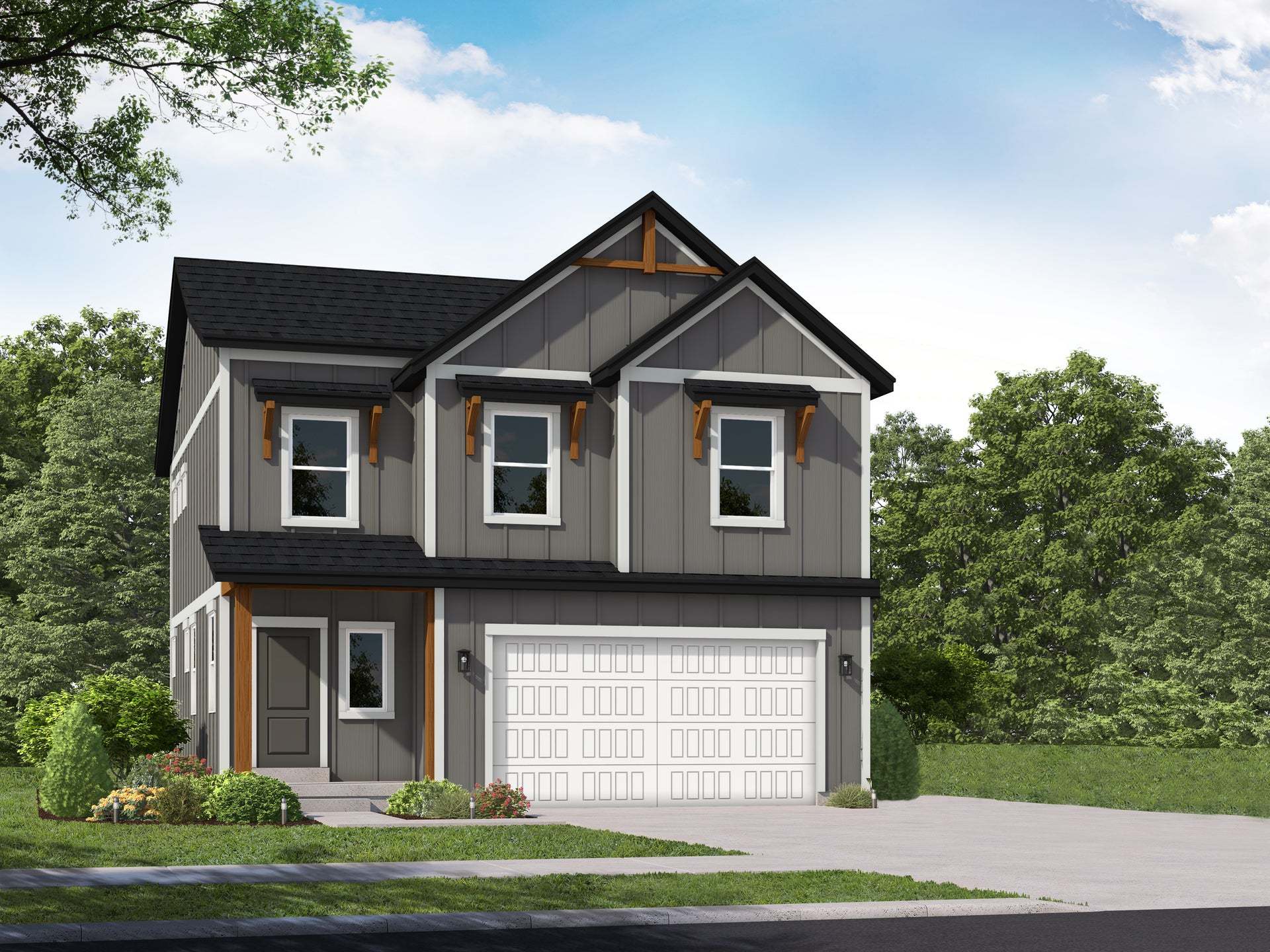 Exterior:Farmhouse Elevation