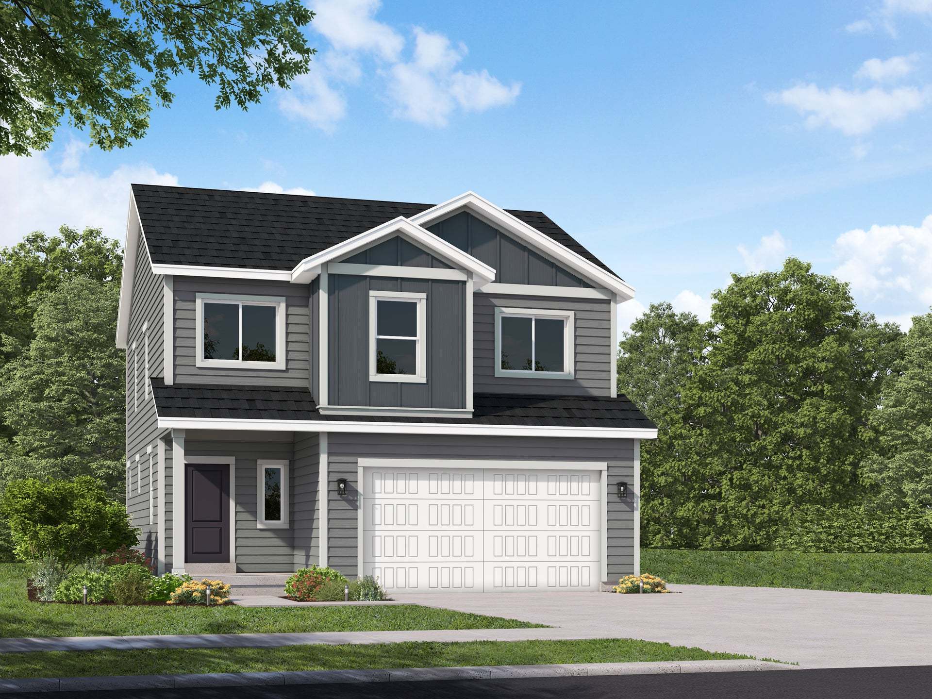 Exterior:Craftsman Elevation