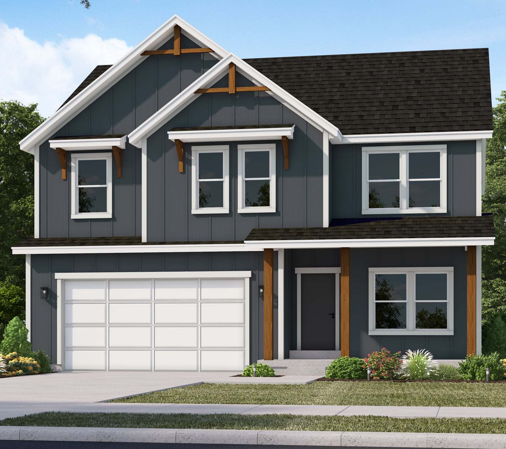 Exterior:Farmhouse Elevation