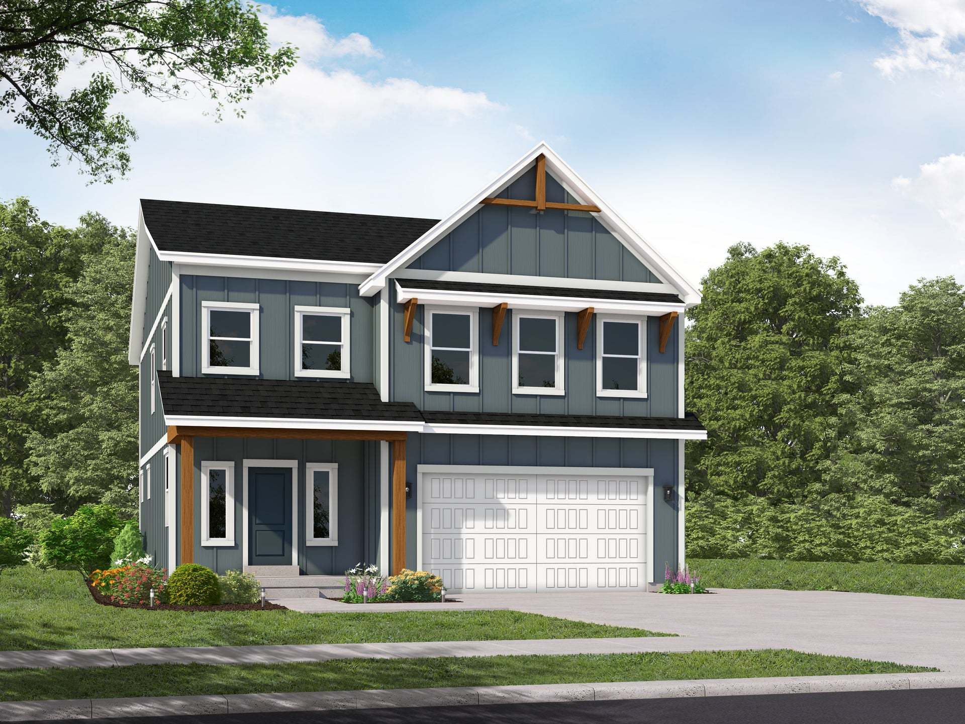 Exterior:Farmhouse Elevation