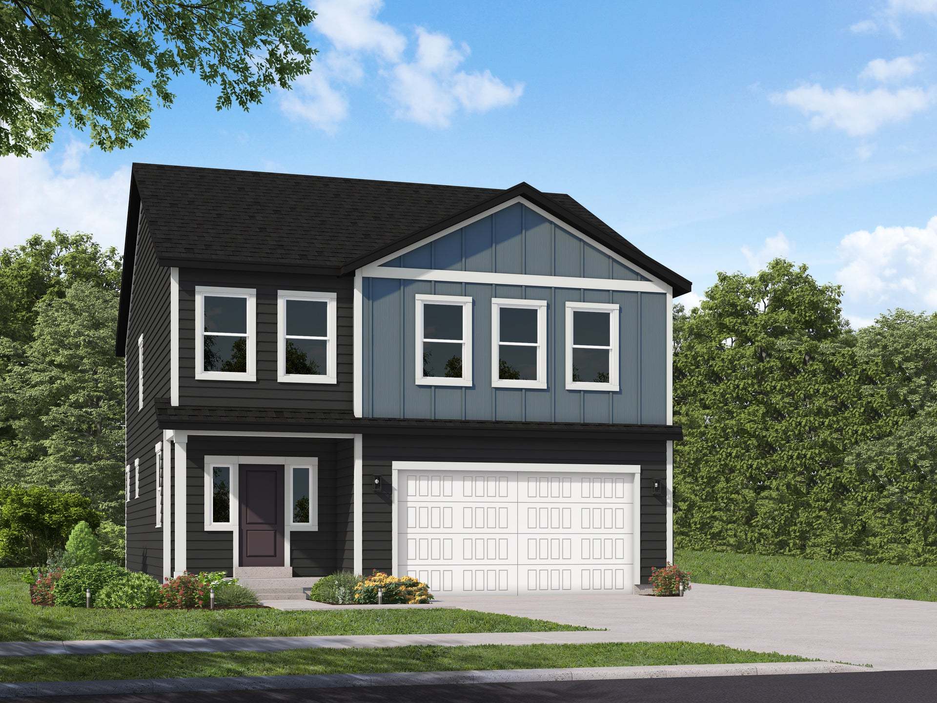 Exterior:Craftsman Elevation