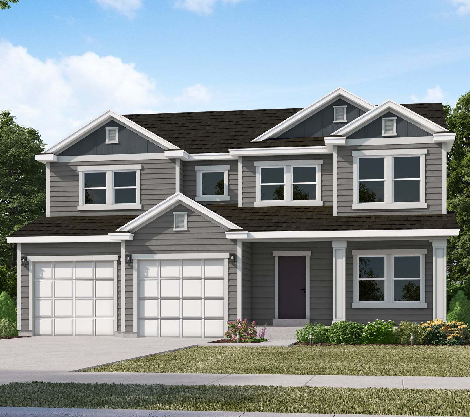 Exterior:Craftsman Elevation
