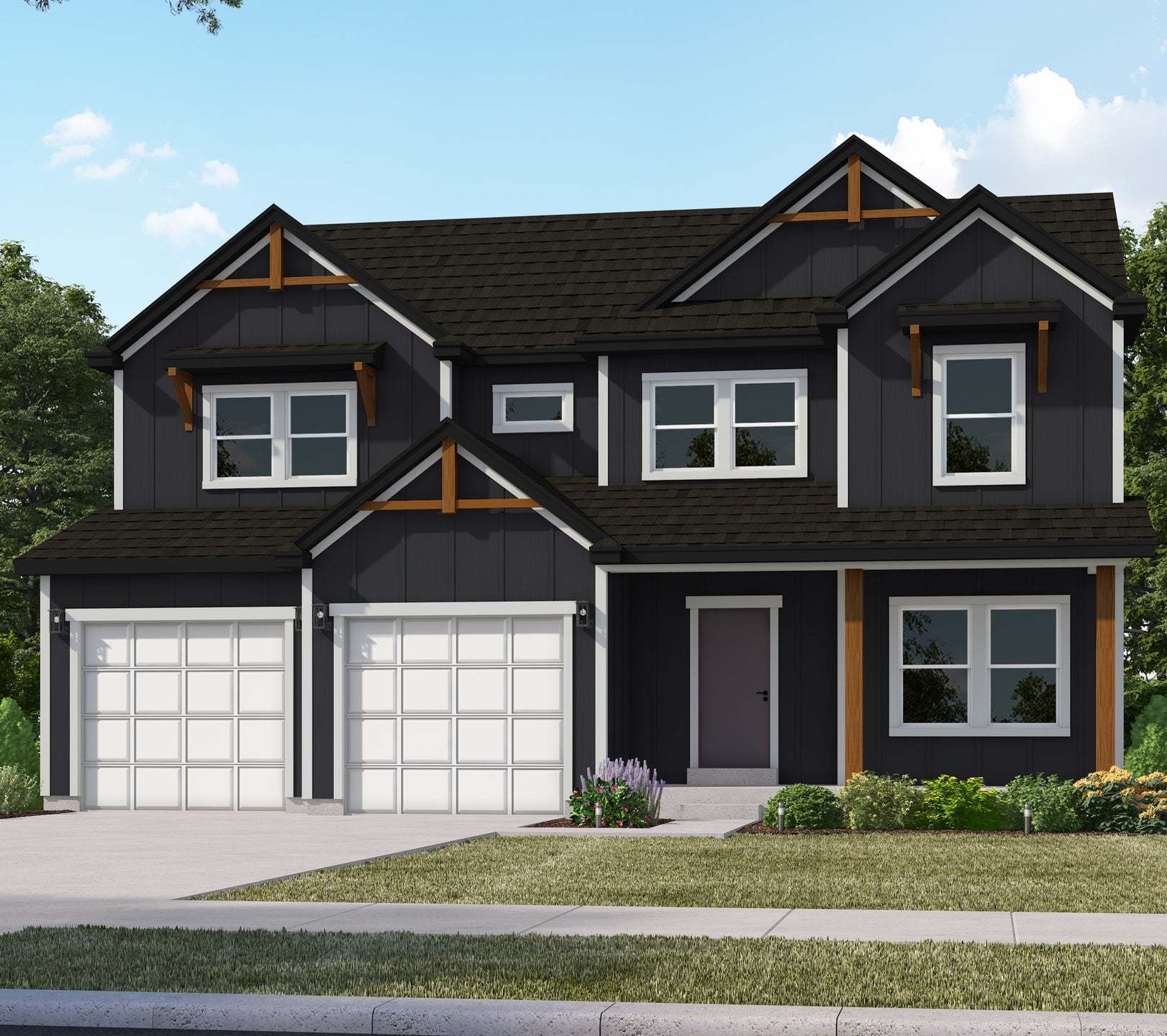 Exterior:Farmhouse Elevation