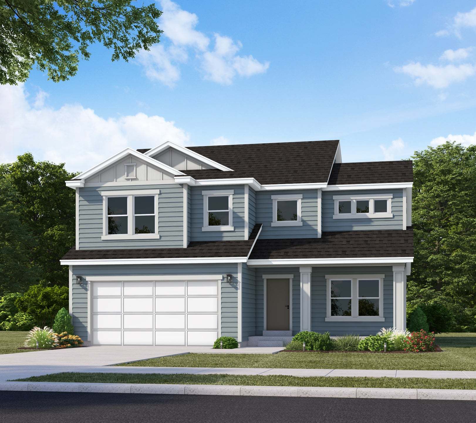 Exterior:Craftsman Elevation