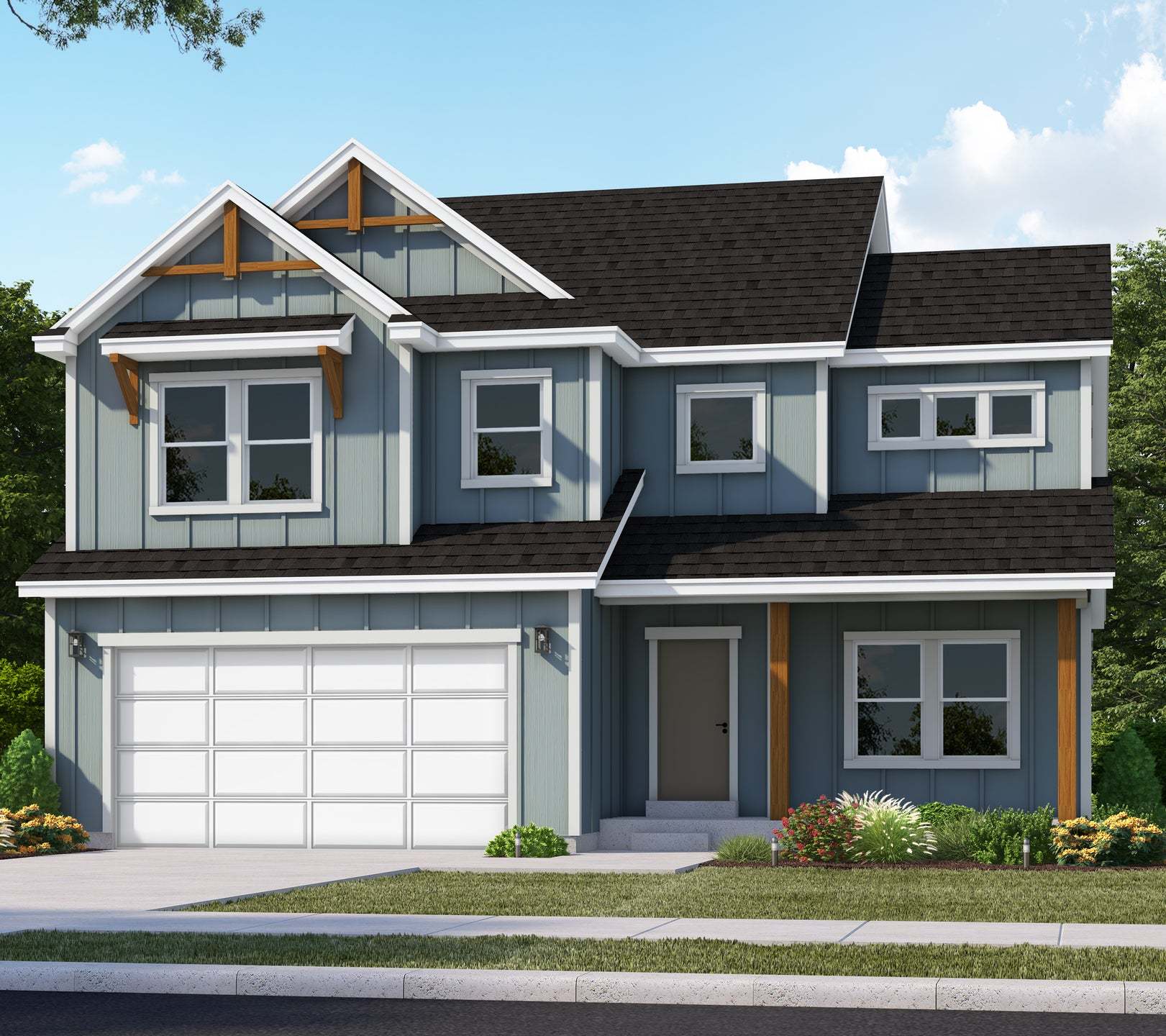 Exterior:Farmhouse Elevation