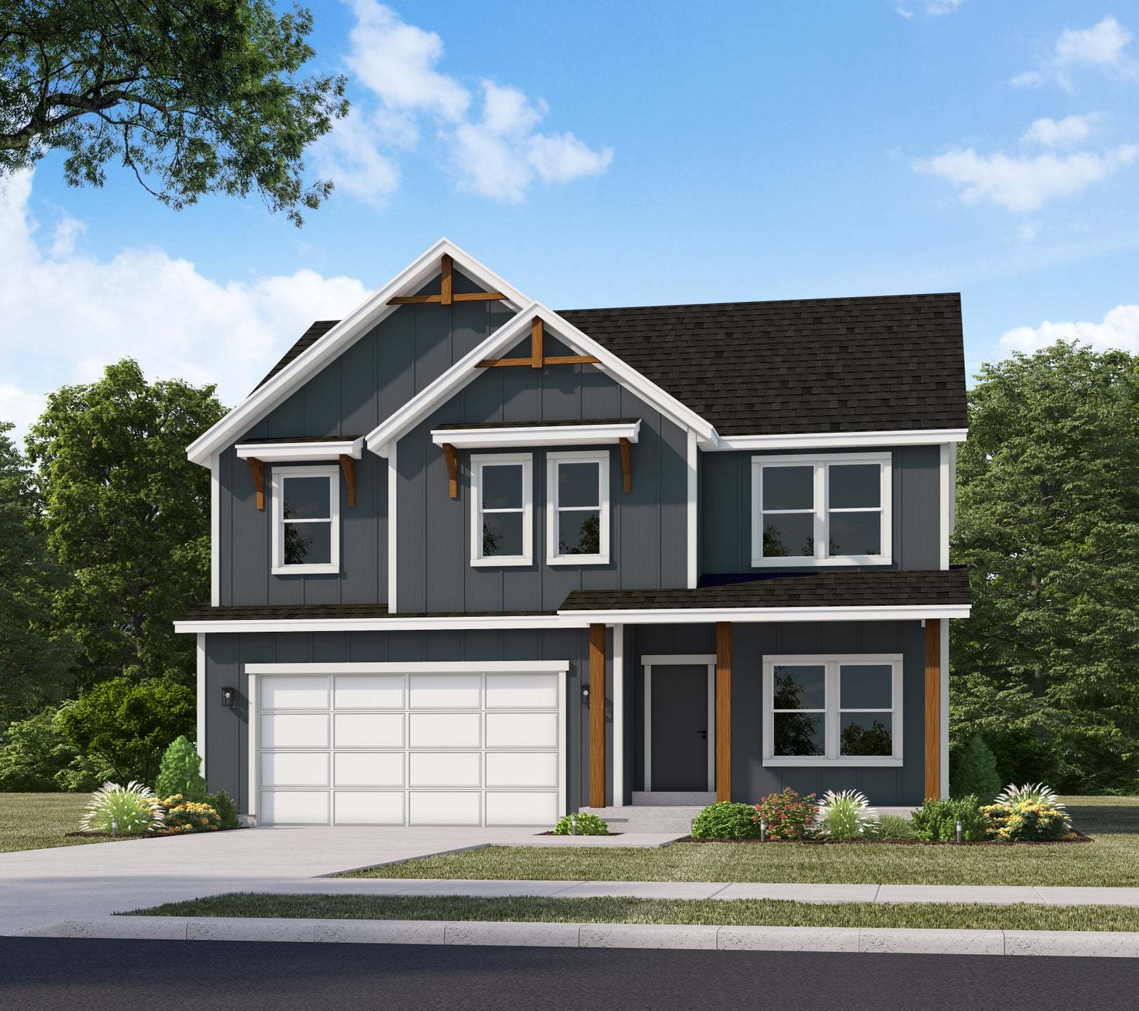 Exterior:Farmhouse Elevation