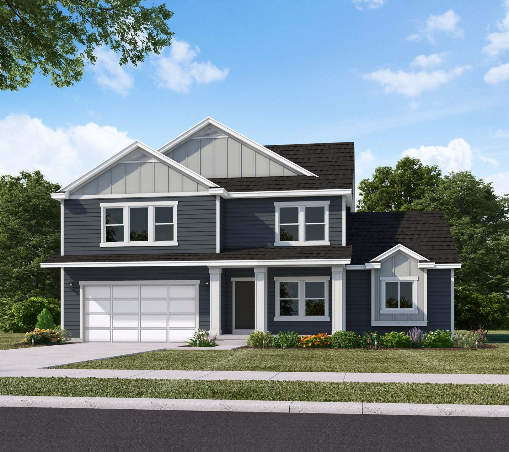 Exterior:Craftsman Elevation
