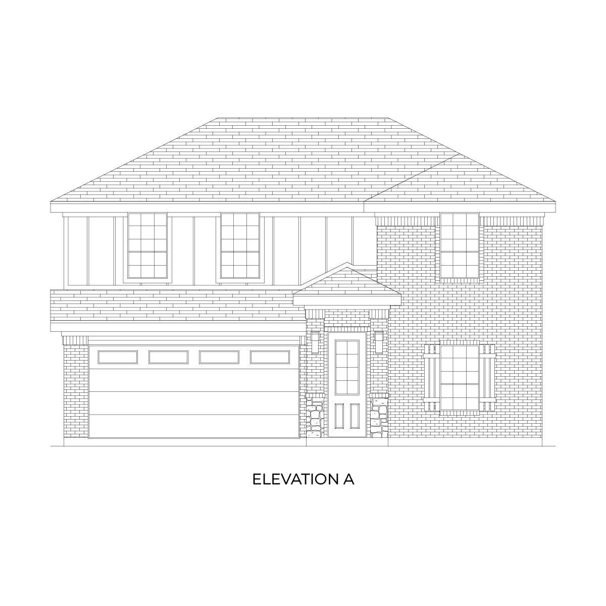 Exterior:Reagan Select F Elevation A