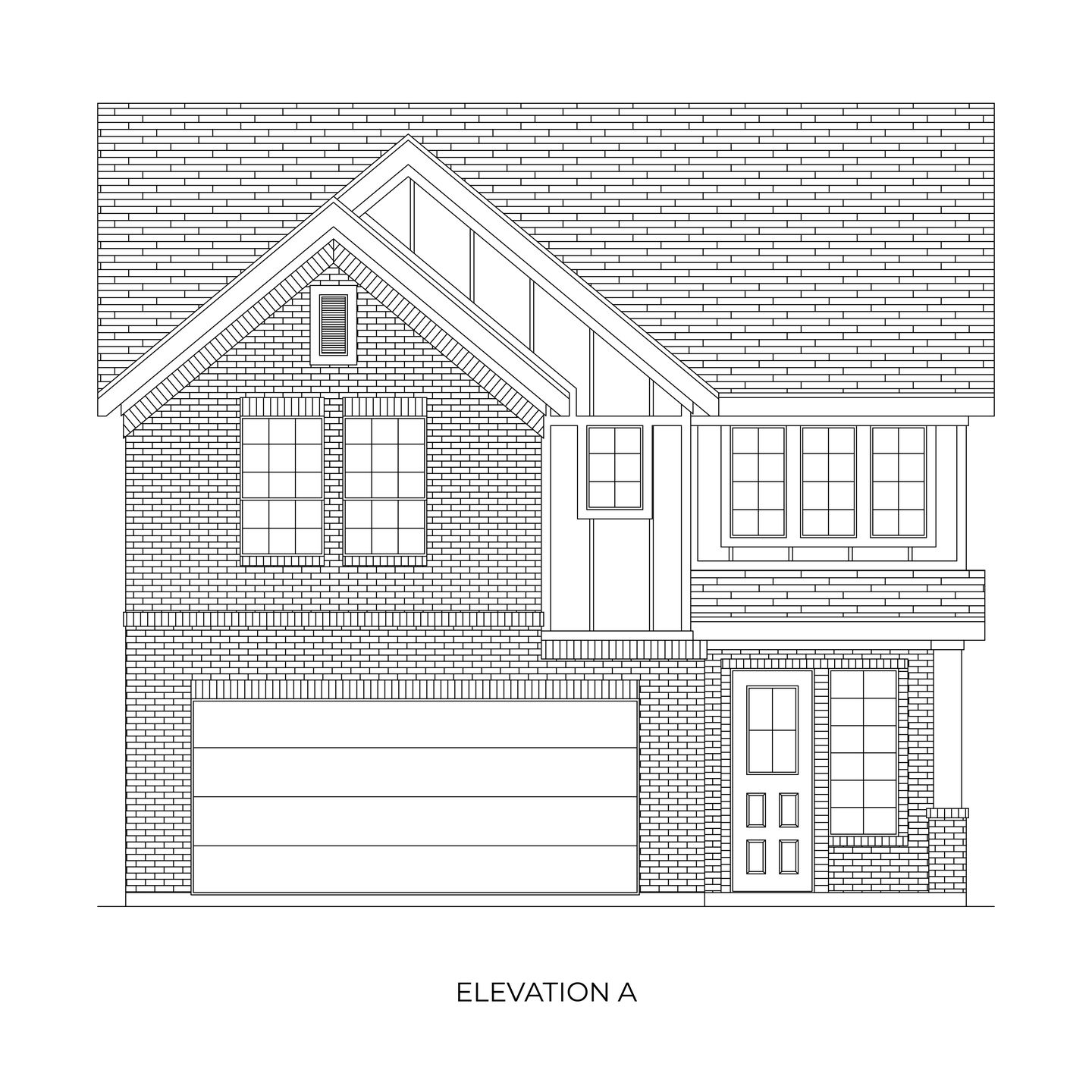 Exterior:Hunter F - Elevation A