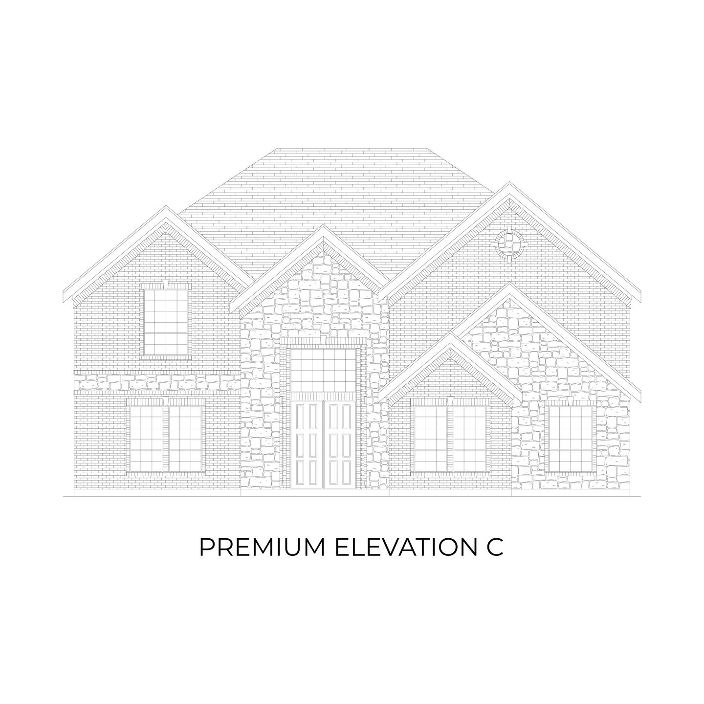 Exterior:Northcrest 3FSW (w/Media) - Premium Elevation C