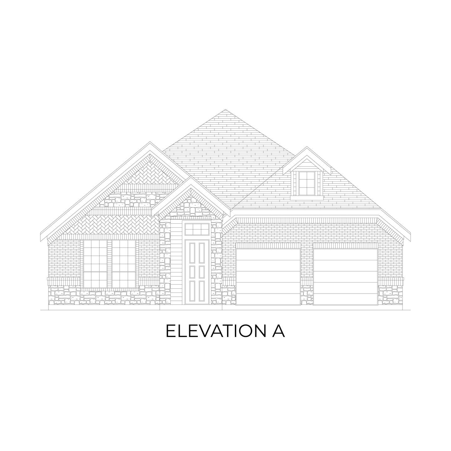 Exterior:McKinnon F - Elevation A