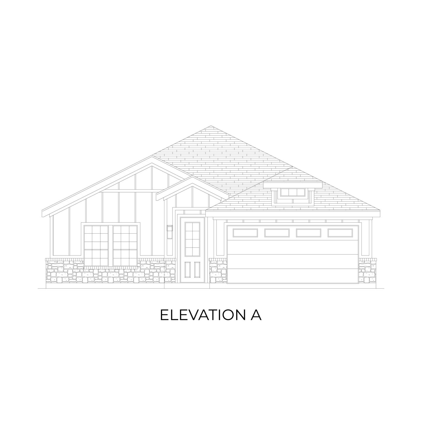 Exterior:McKinley Select F - Elevation A