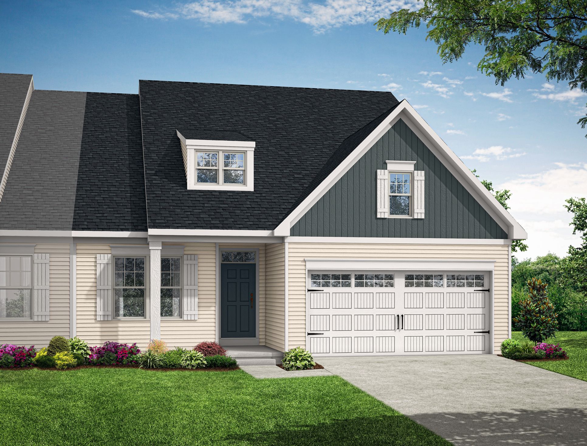 Front Elevation of the Maeve Model from Garman Builders:Front Elevation of the Maeve Model from Garman Builders