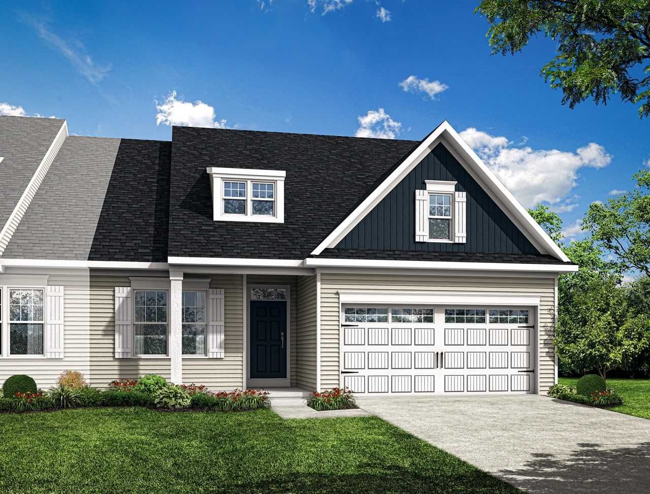 Front Elevation of the Maeve II Model from Garman Builders:Front Elevation of the Maeve II Model from Garman Builders