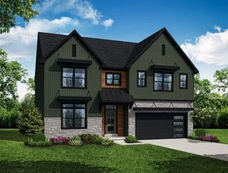 Front Elevation of the McKenna Model from Garman Builders:Front Elevation of the McKenna Model from Garman Builders