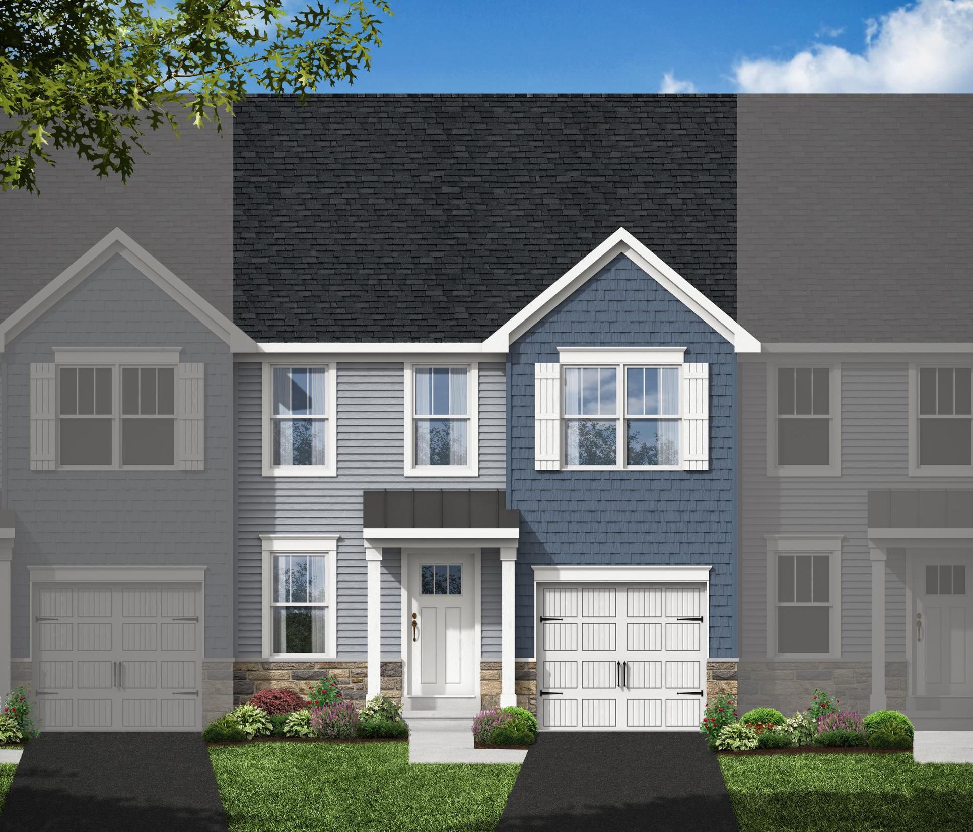 Front Elevation of the Dempsey Model from Garman Builders:Front Elevation of the Dempsey Model from Garman Builders
