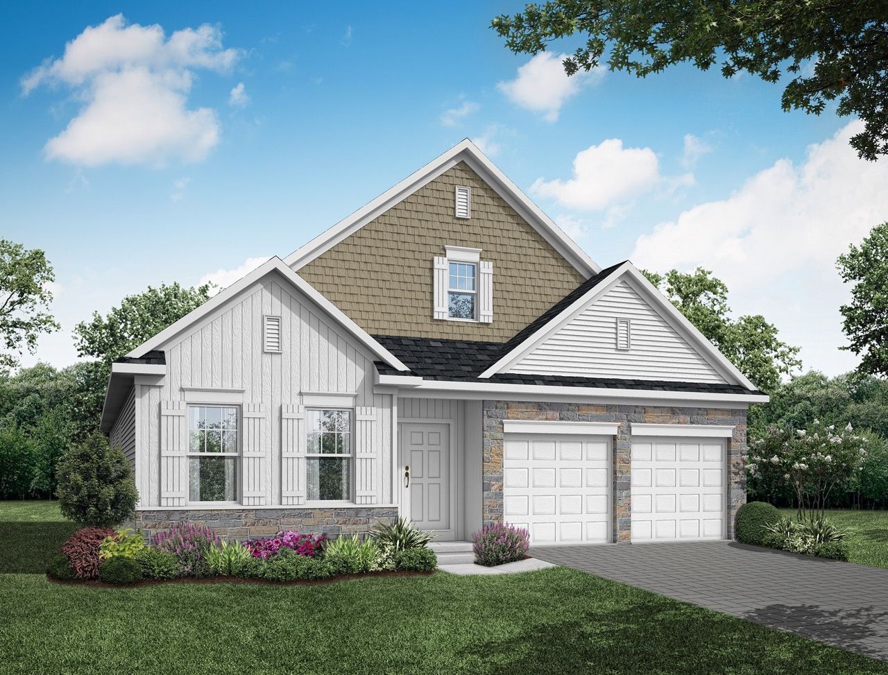 Front Elevation of the Rilyn Model from Garman Builders:Front Elevation of the Rilyn Model from Garman Builders