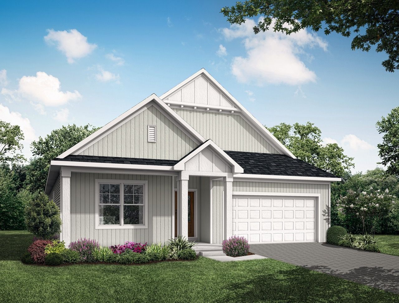 Front Elevation of the Greyson Model from Garman Builders:Front Elevation of the Greyson Model from Garman Builders