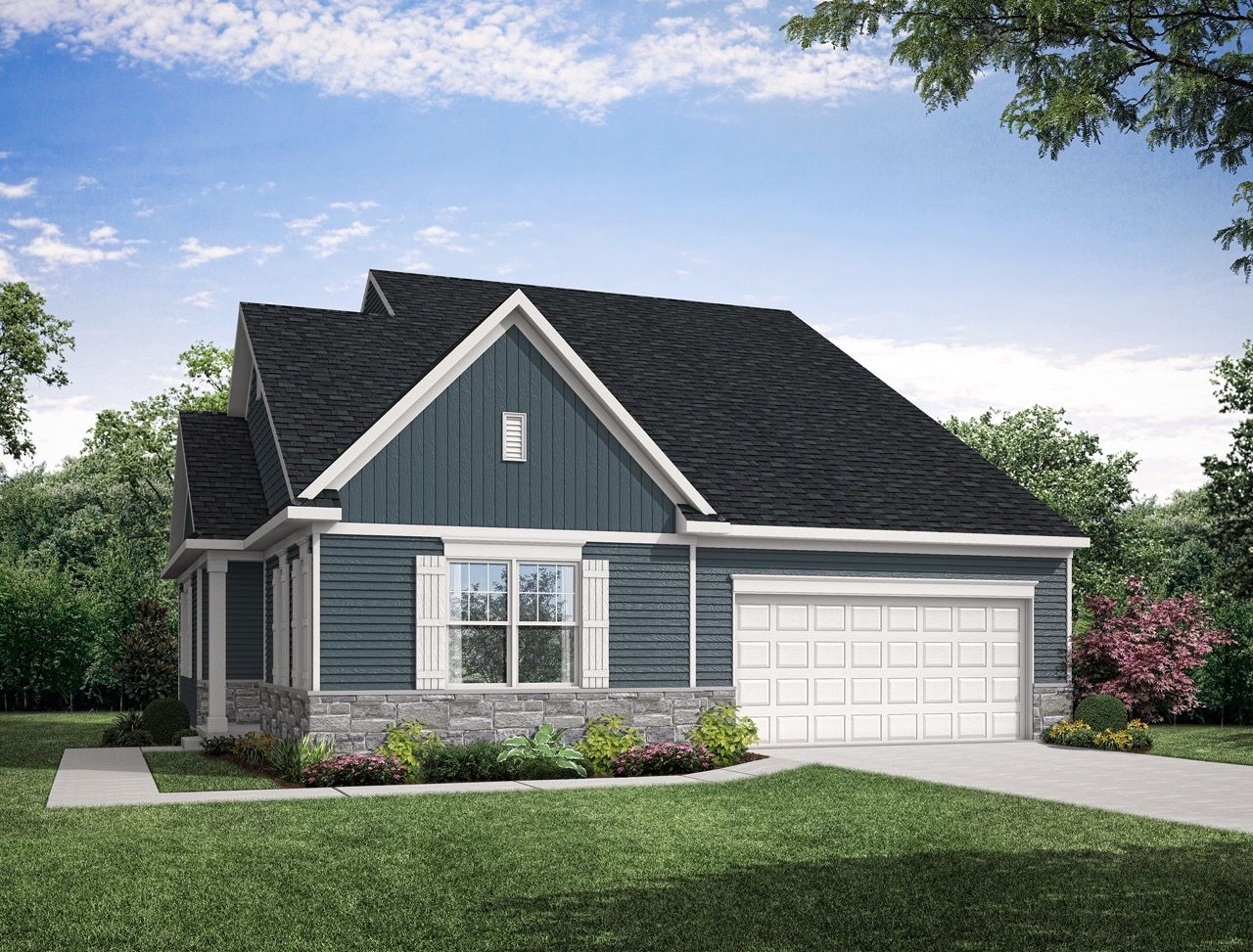 Front elevation of the Ethan II Model from Garman Builders:Front elevation of the Ethan II Model from Garman Builders