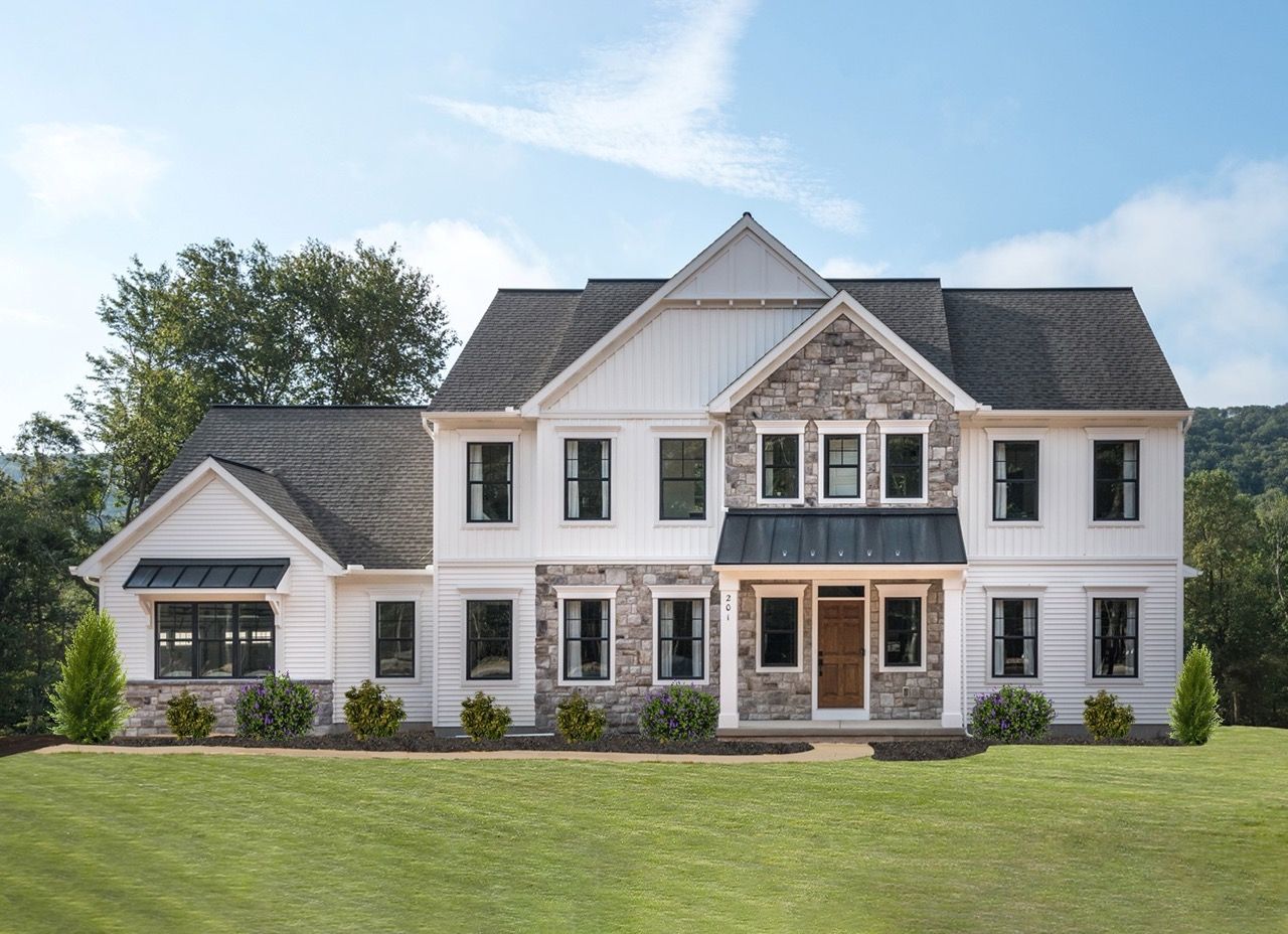 Front Elevation of a Home in Rockville Community from Garman Builders:Front Elevation of a Home in Rockville Community from Garman Builders