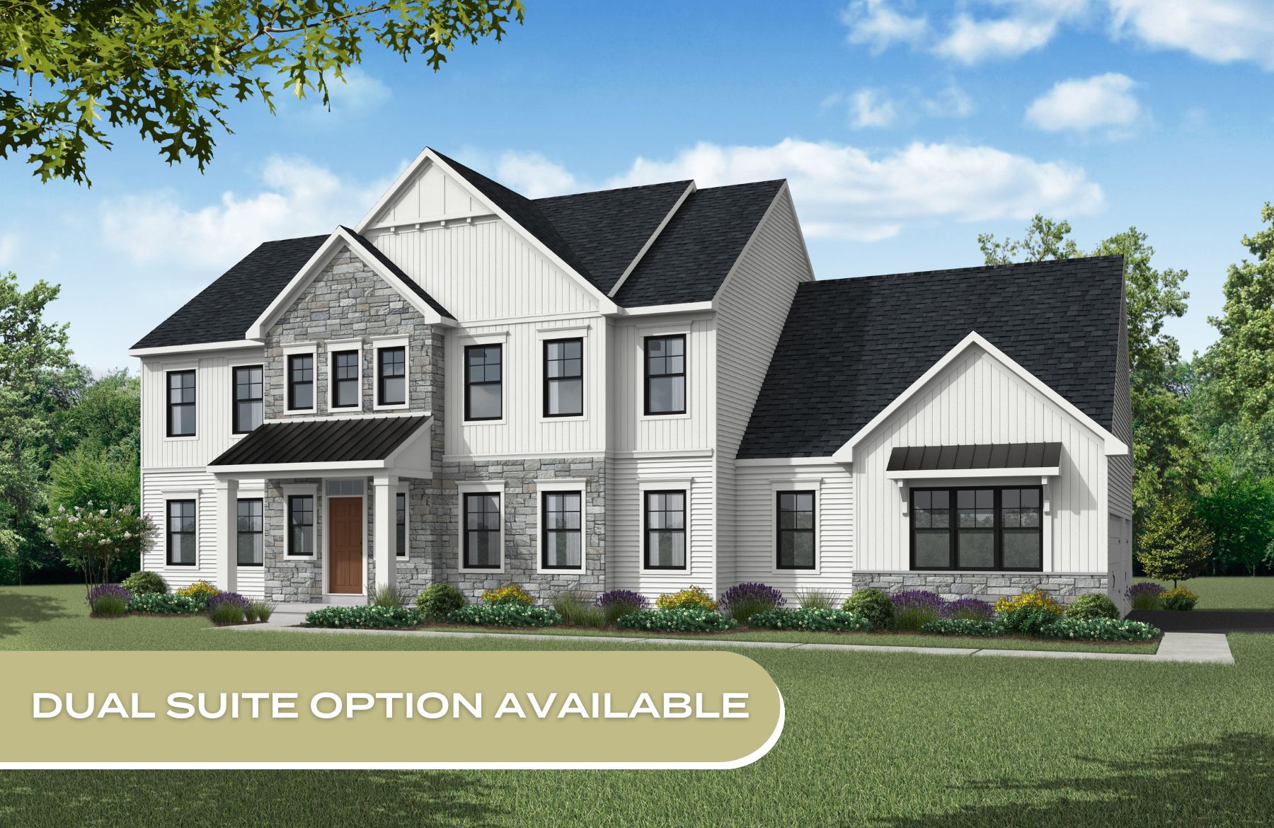 Front Elevation of the Steitz Model from Garman Builders:Front Elevation of the Steitz Model from Garman Builders
