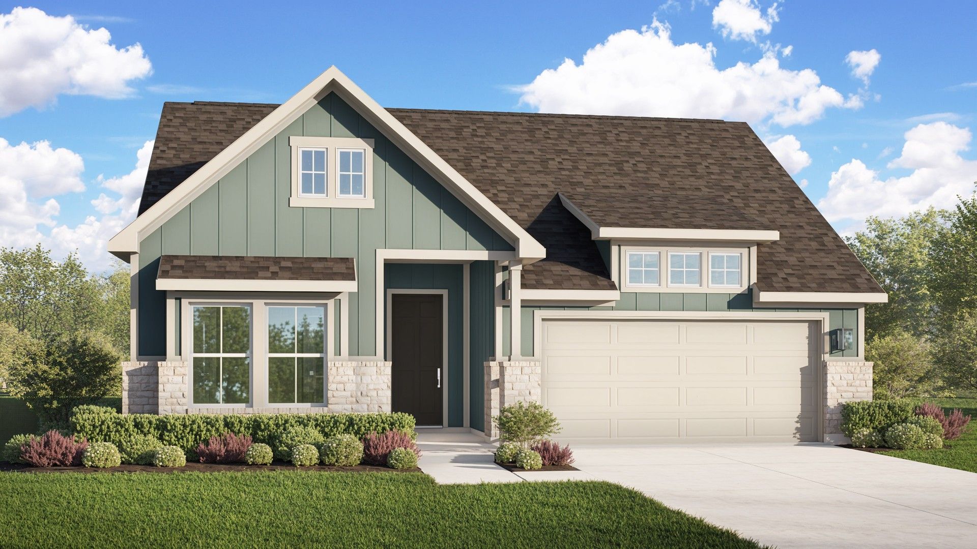 Modern Residential Architecture: Single-Family Home Design:Elevation B