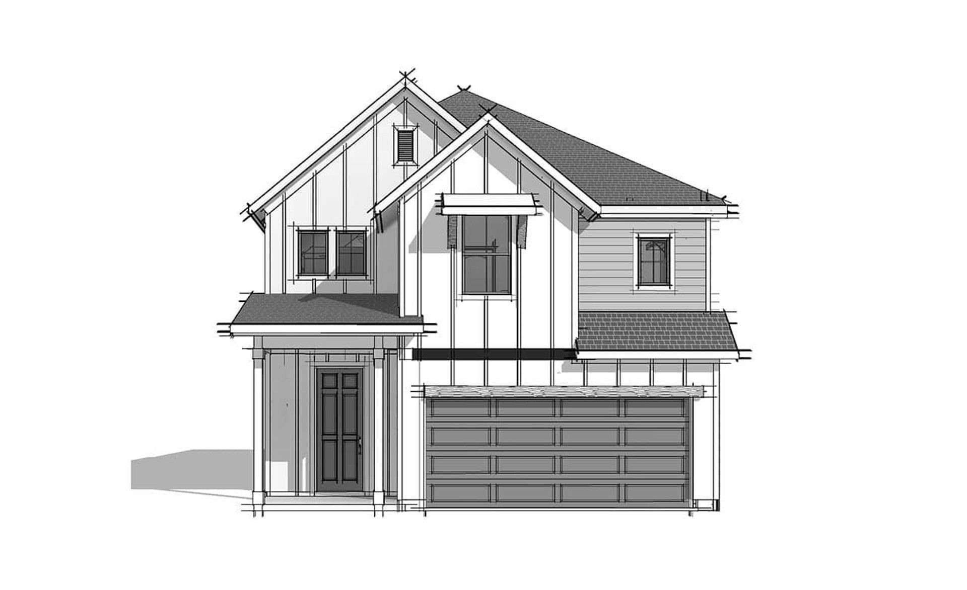 Elevation A:Elevation A
