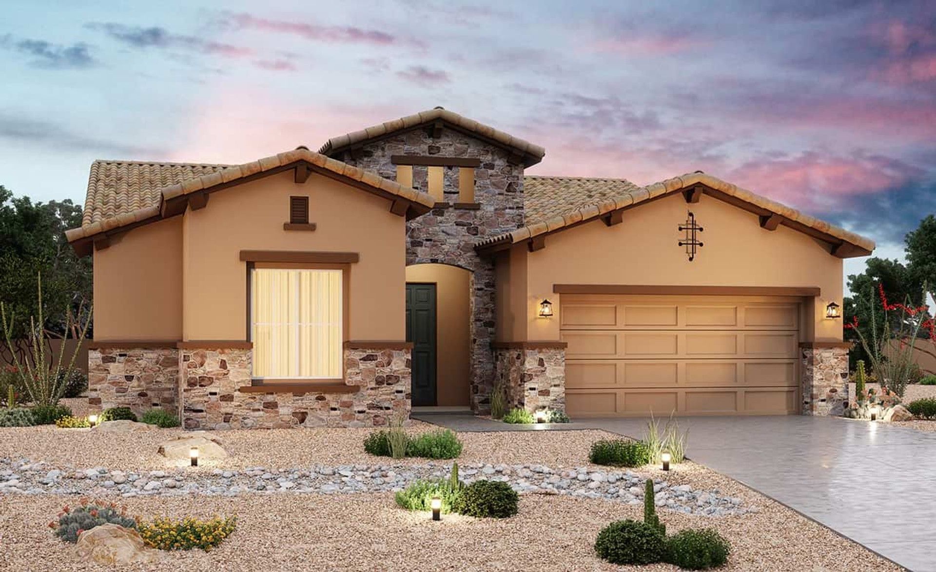 Tuscan Elevation C:Tuscan Elevation C