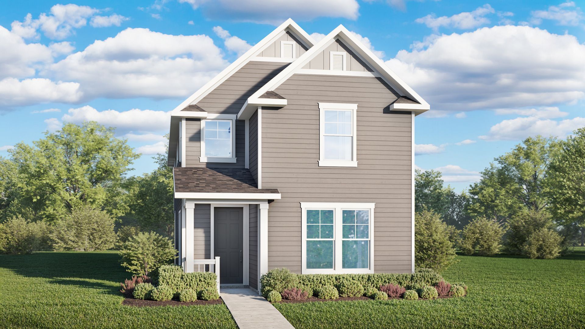 Modern Single-Family Home Design and Architecture Overview:Elevation A