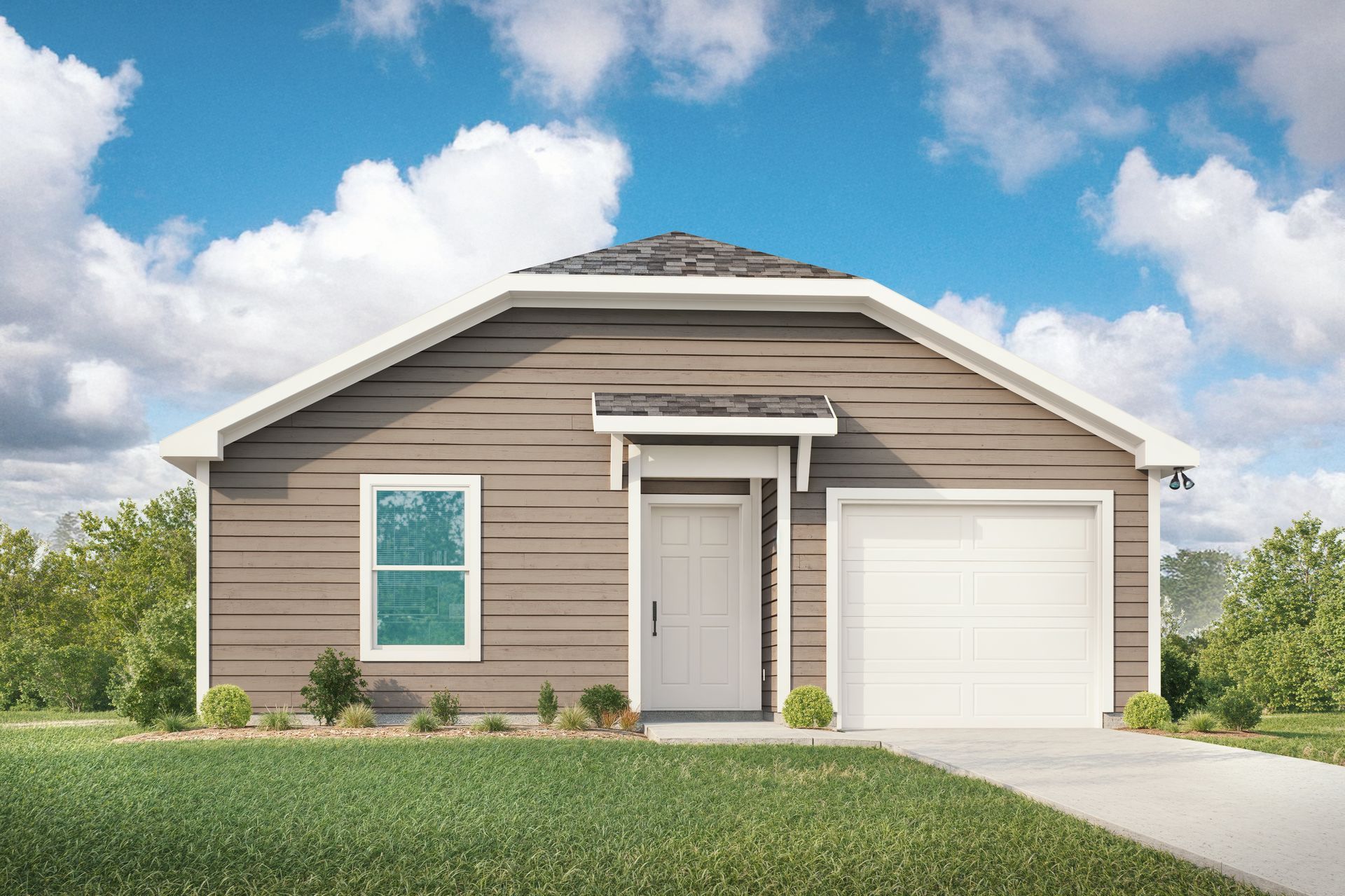 Residential Single-Family Home Design and Architecture:Elevation A
