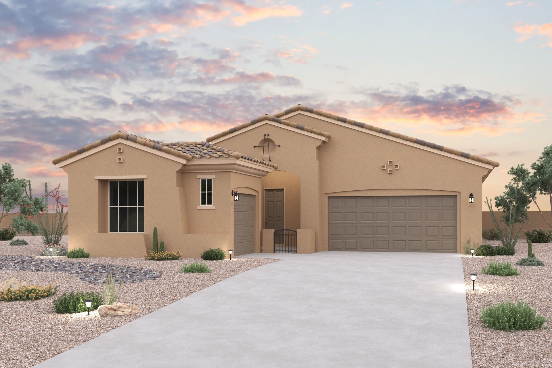 Elevation A – Spanish Colonial:Elevation A – Spanish Colonial