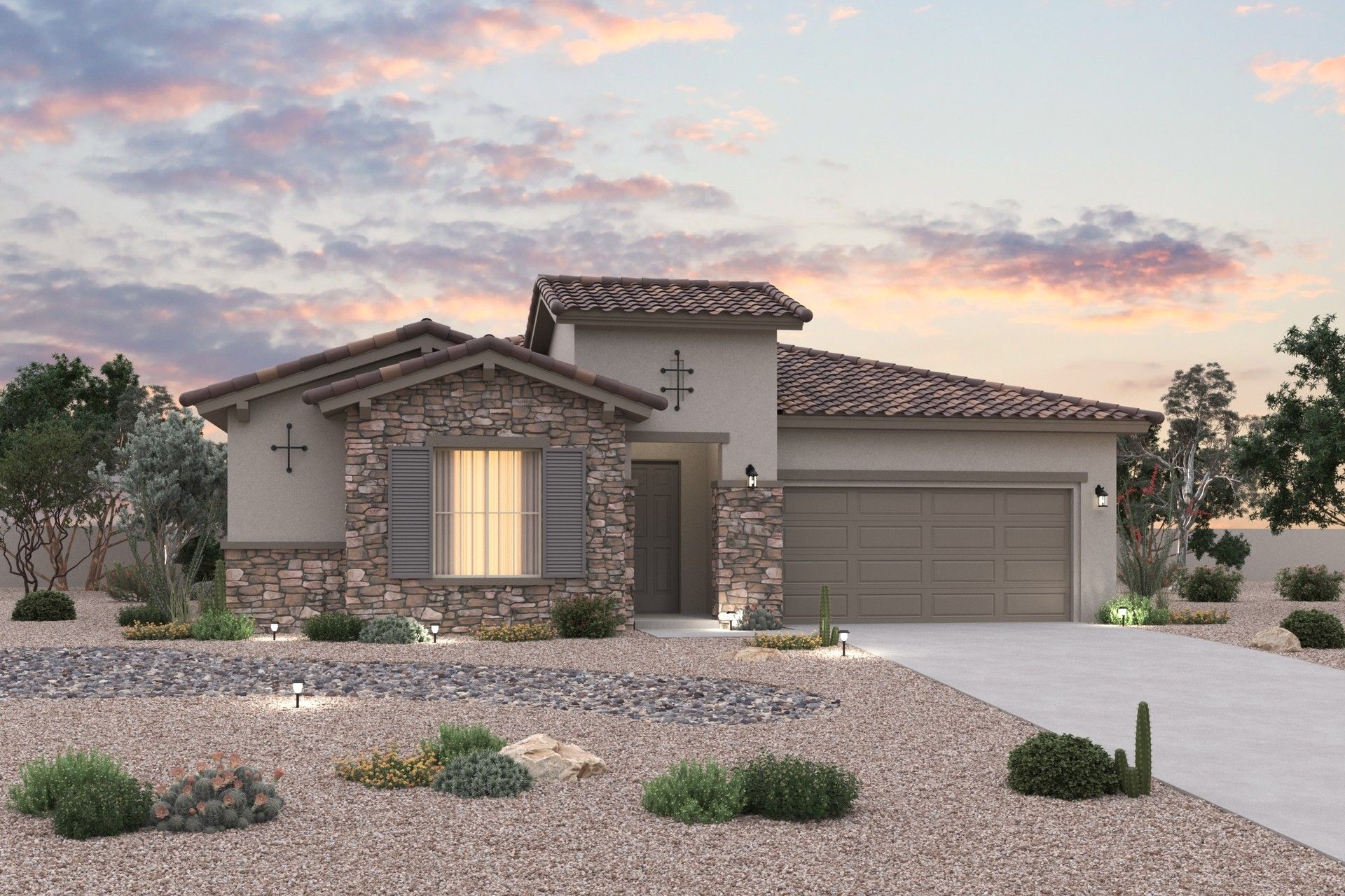 Elevation C – Tuscan:Elevation C – Tuscan