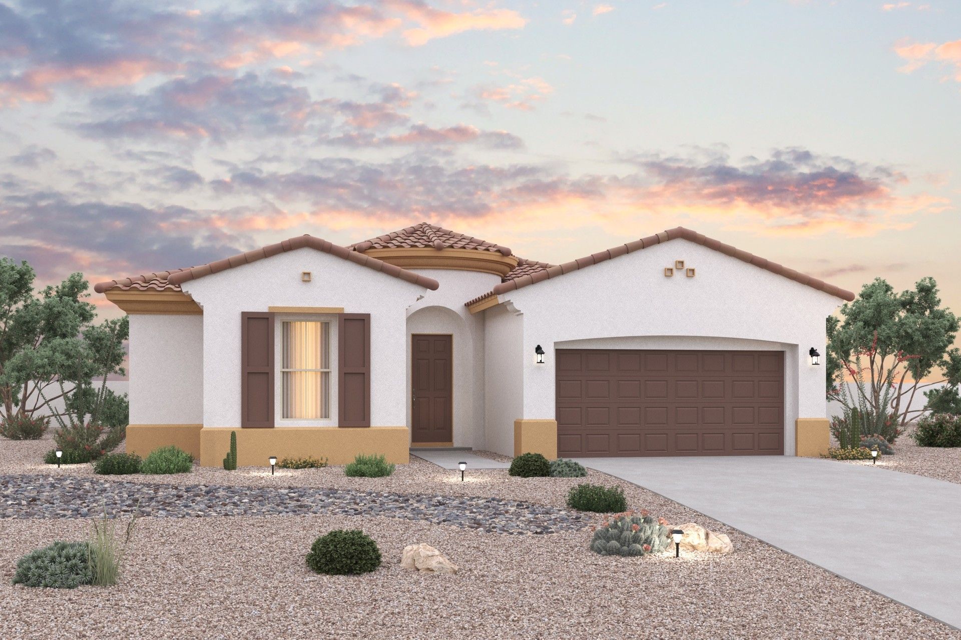 Elevation A – Spanish Colonial:Elevation A – Spanish Colonial