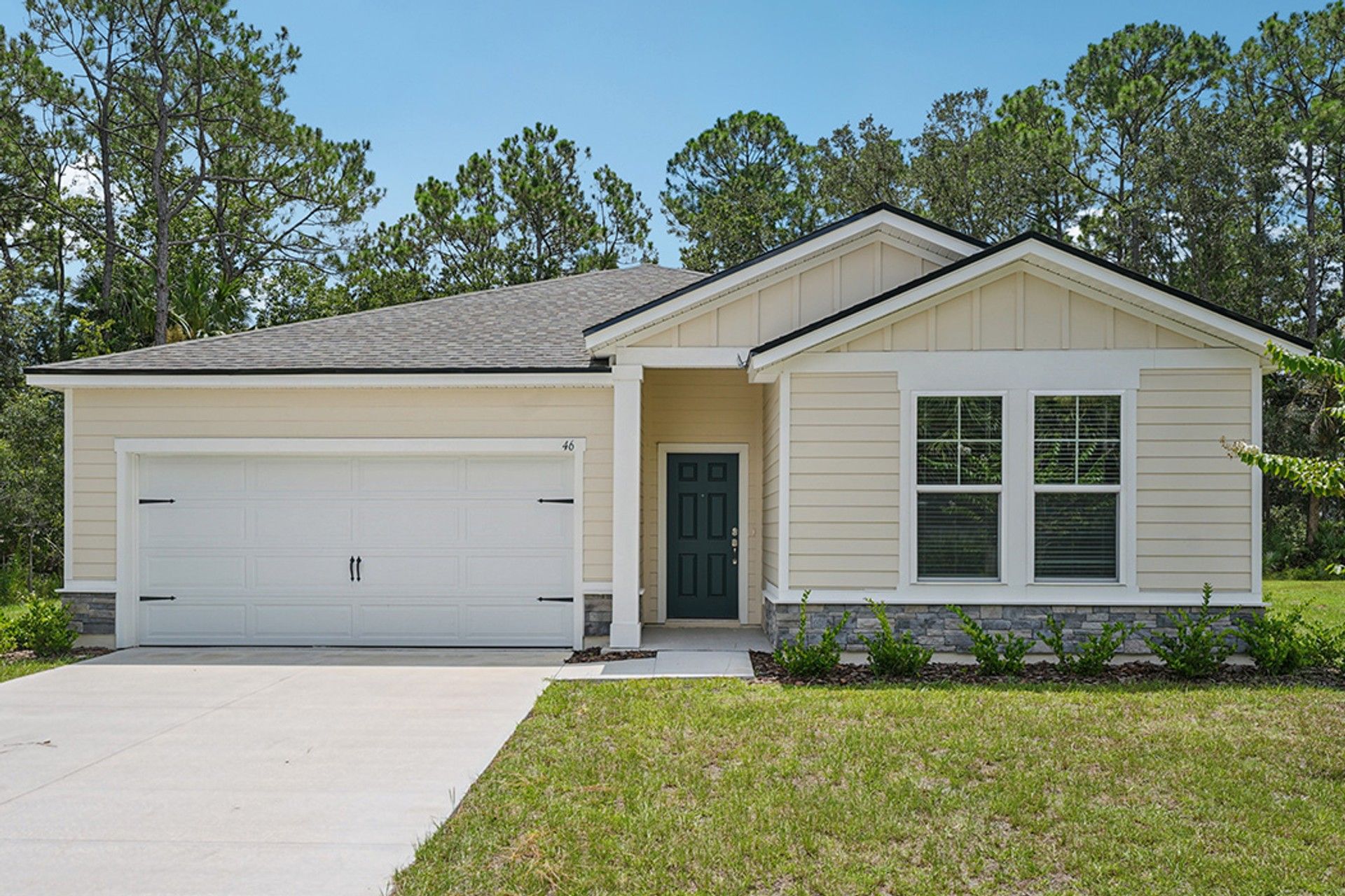 The Front Exterior of 46 Poplar Drive:The Front Exterior of 46 Poplar Drive