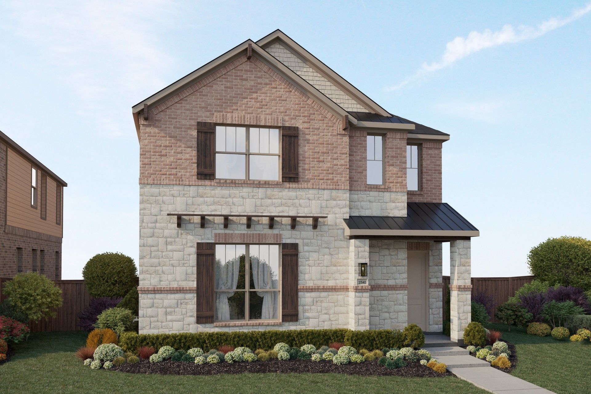 Residential Architecture: Modern Single-Family Home Design:Elevation C