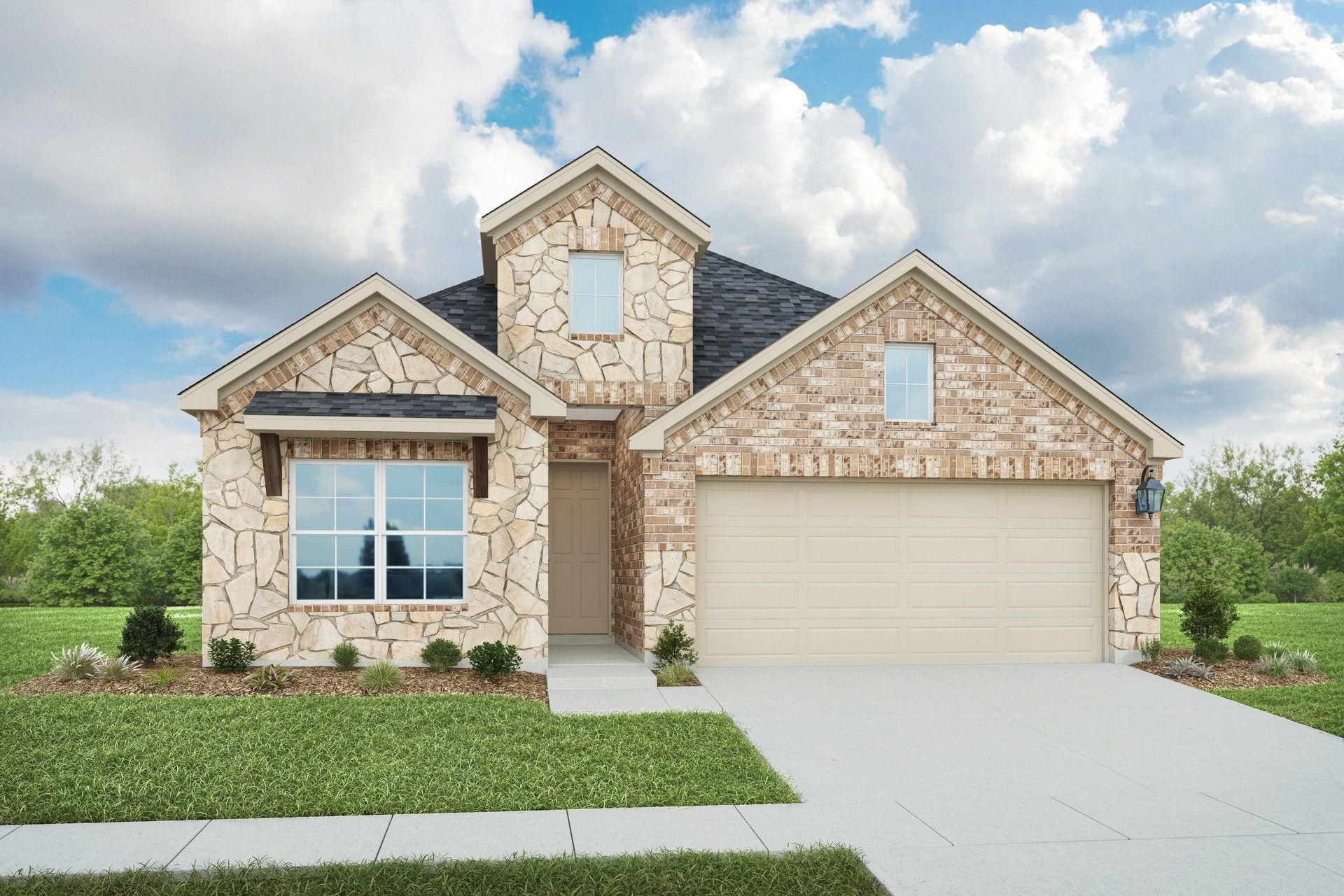 Single-Family Home Architecture and Design Highlights:Elevation H