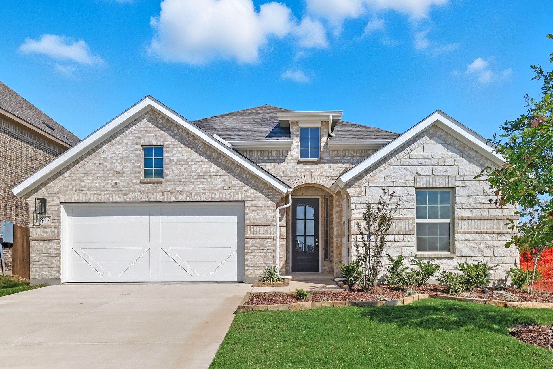 Traditional Single-Family Home Design and Architecture Render:Elevation L