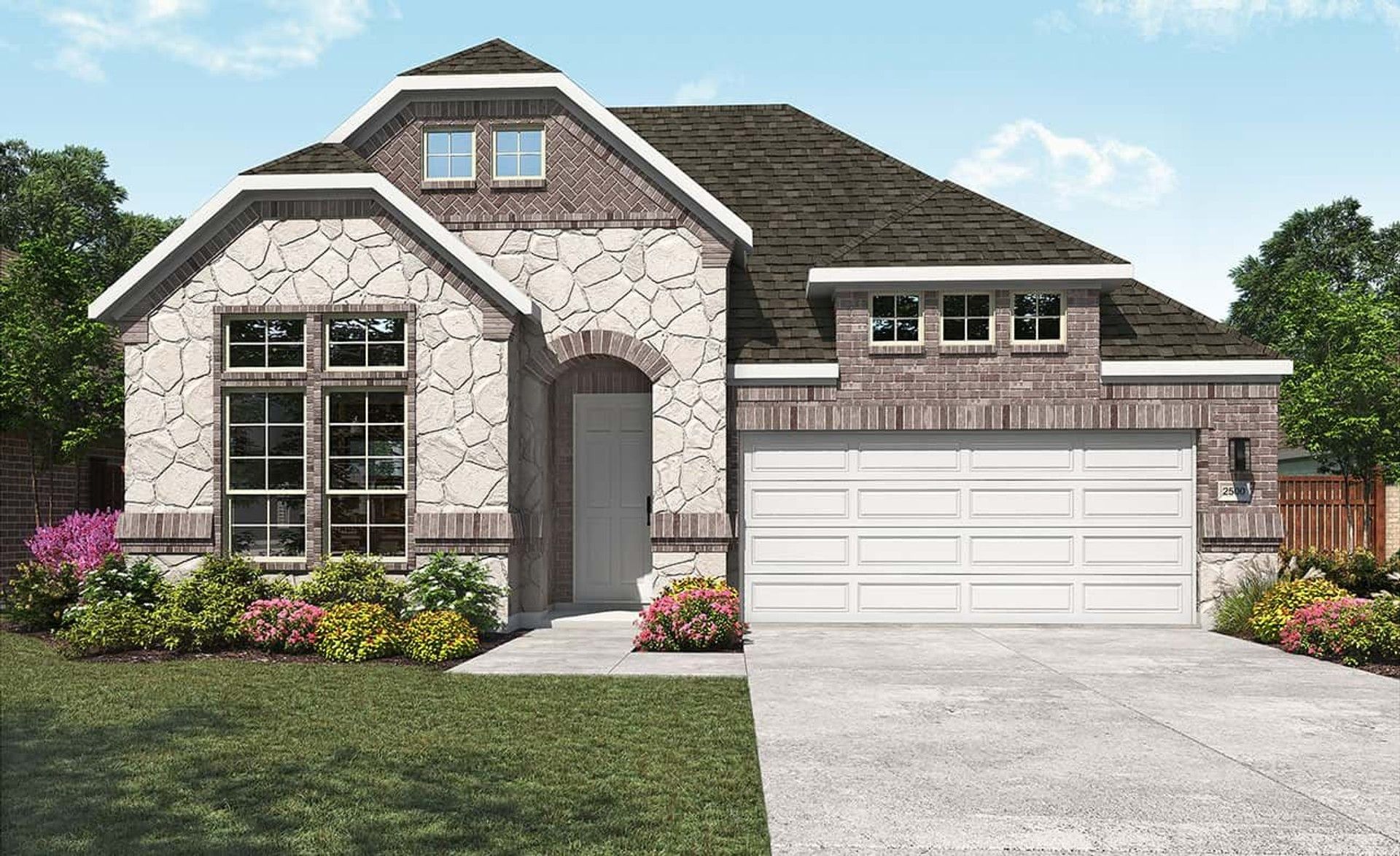 Single-Family Home Design: Modern Residential Architecture Showcase:Elevation O