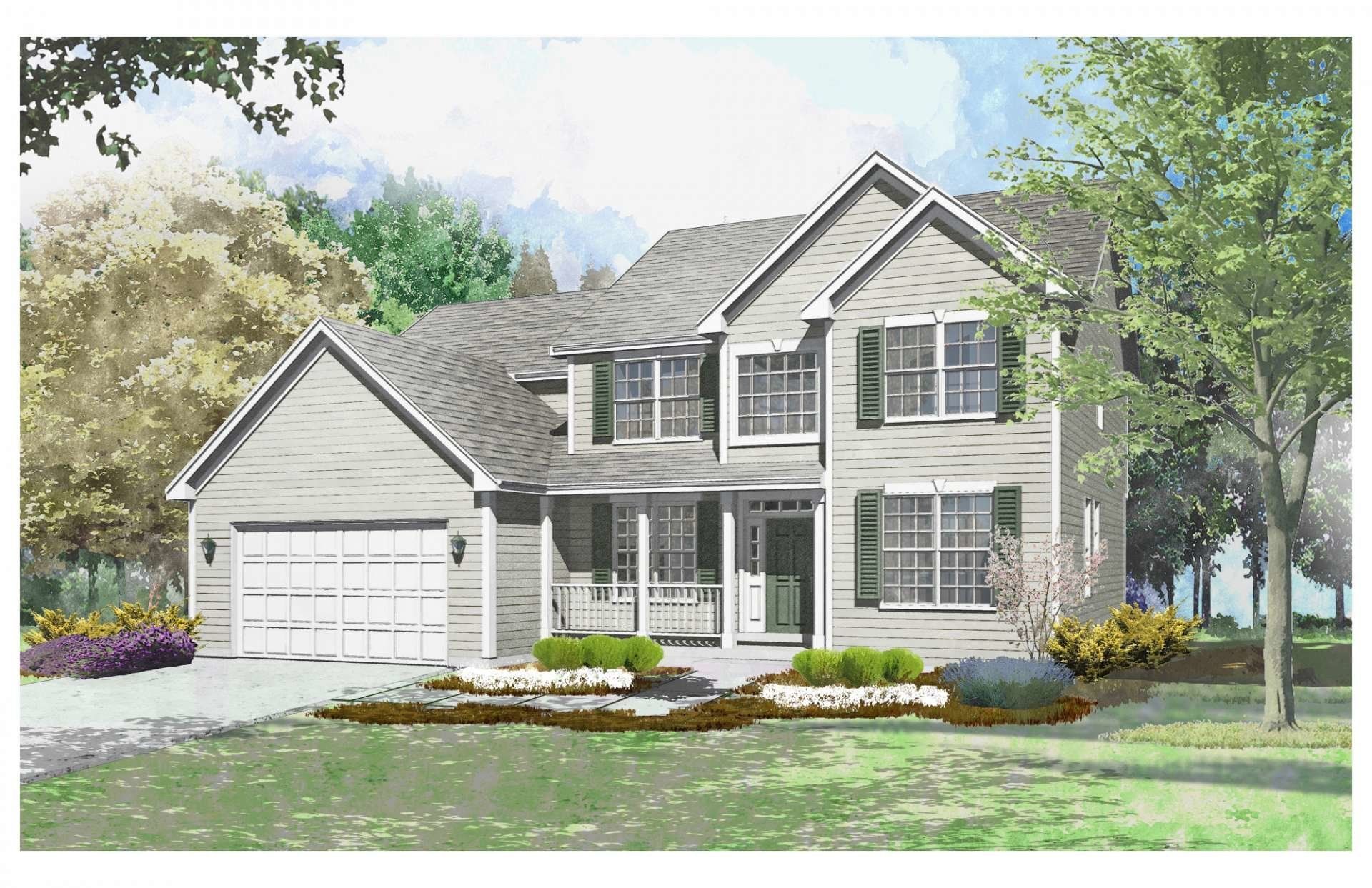 Georgian Model A color rendering